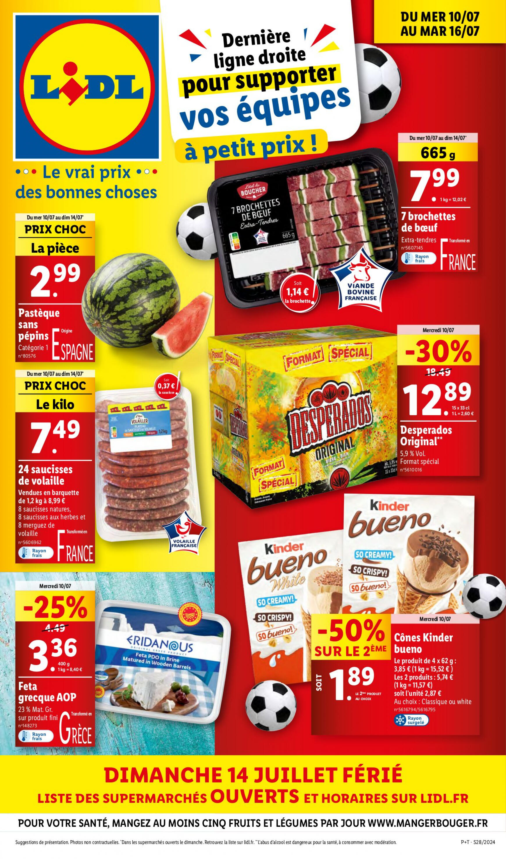 lidl - Prospectus Lidl actuel 10.07. - 16.07. - page: 1