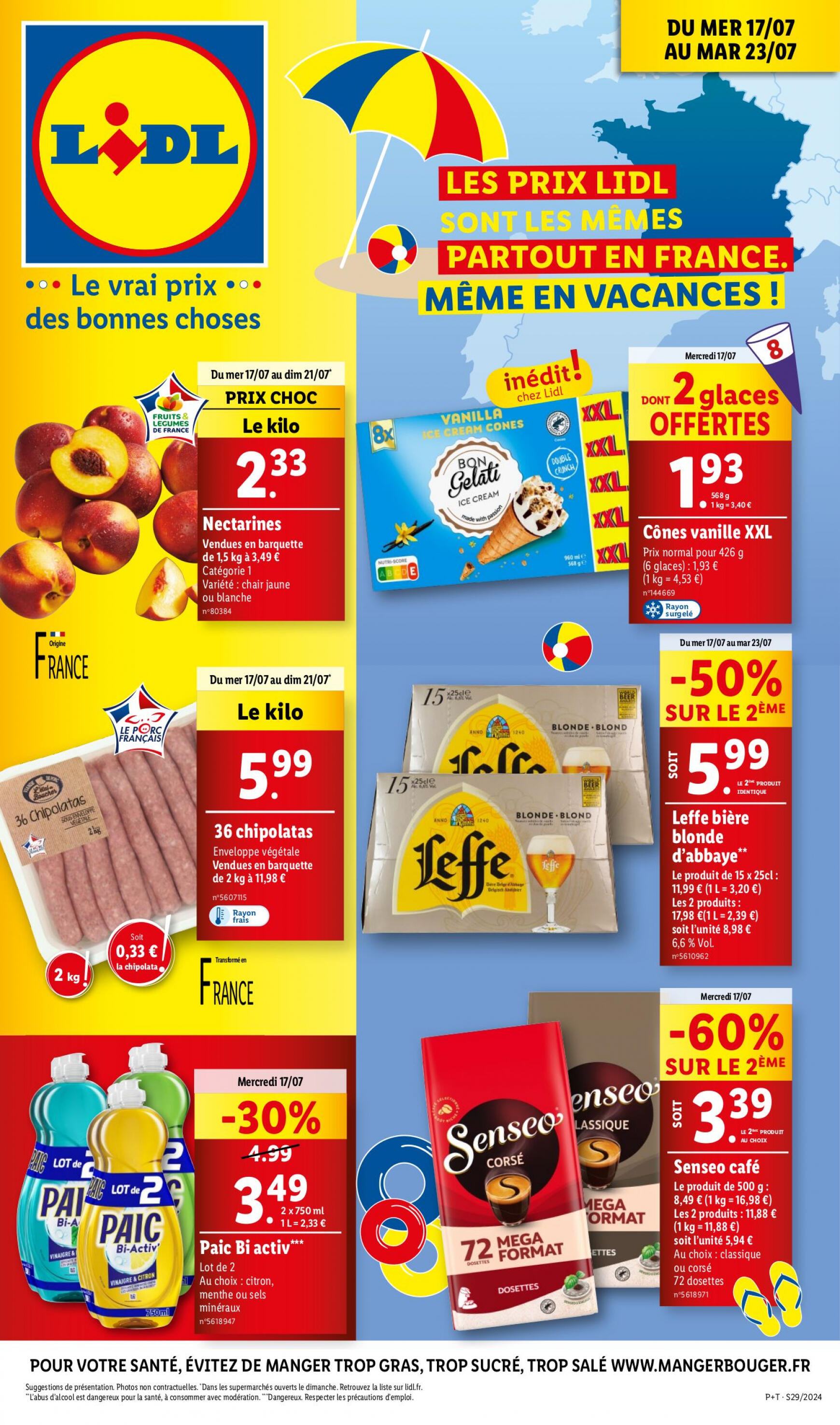 lidl - Prospectus Lidl actuel 17.07. - 23.07. - page: 1