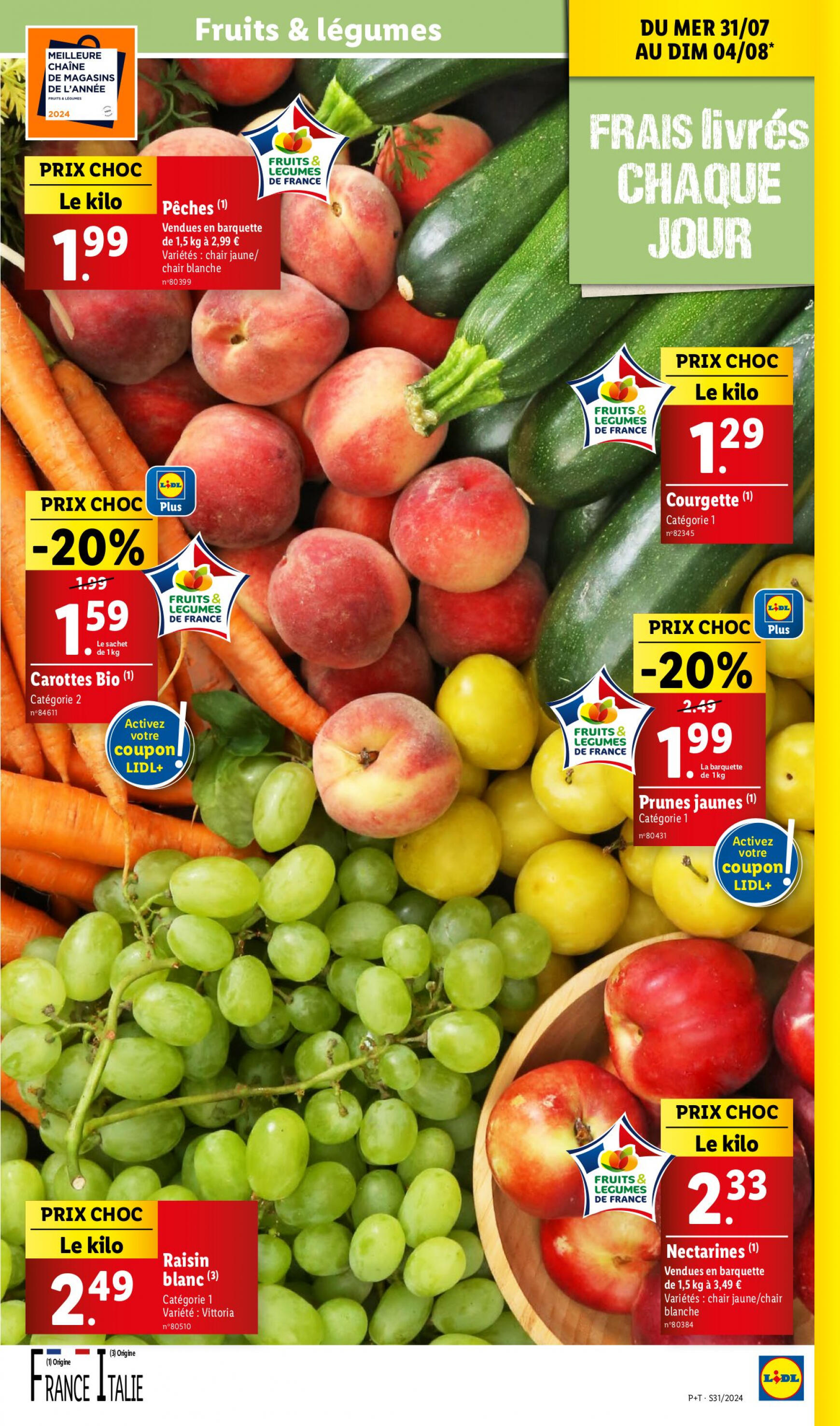 lidl - Prospectus Lidl actuel 31.07. - 06.08. - page: 3