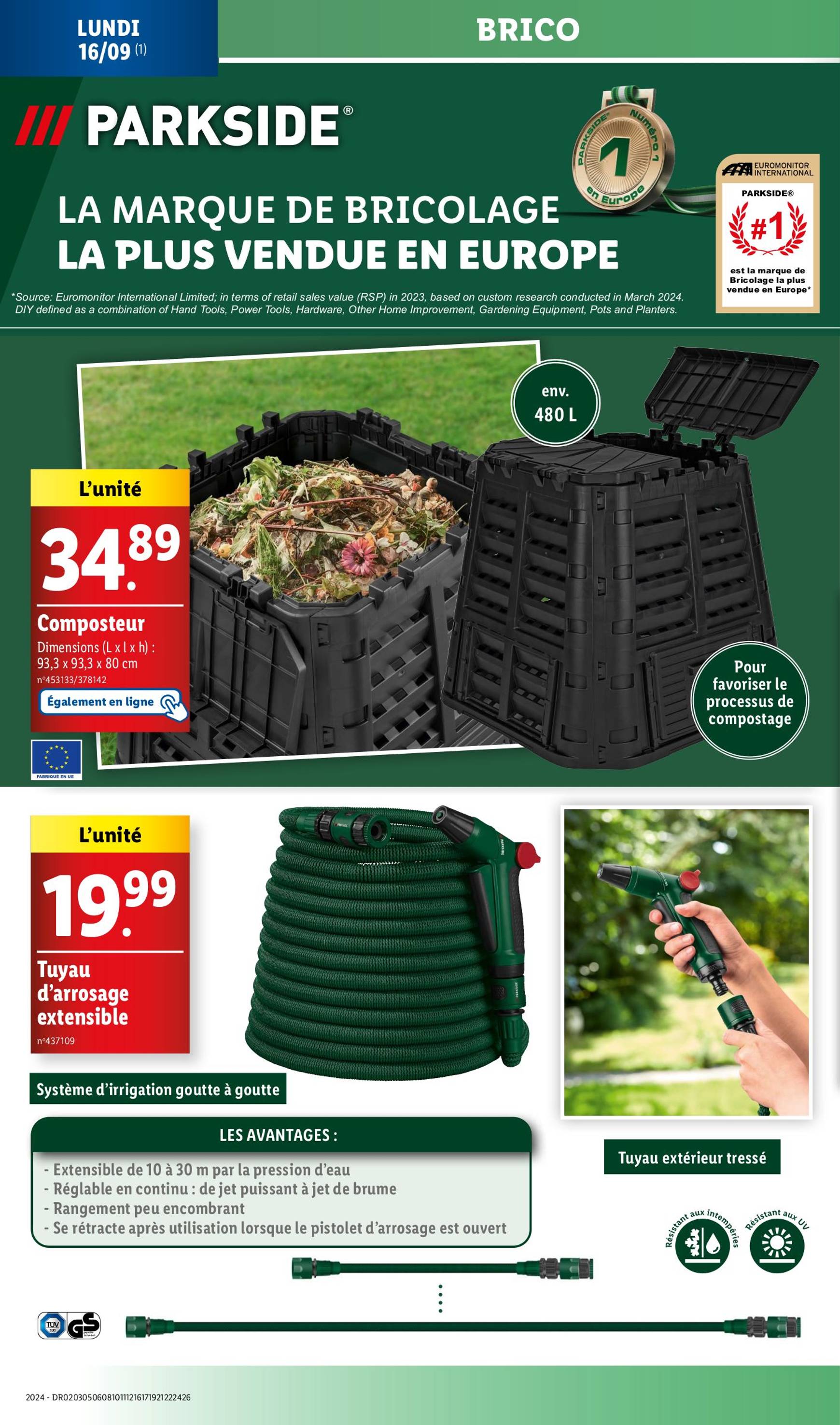 lidl - Catalogue Lidl valable dès 11.09. - 17.09. - page: 57