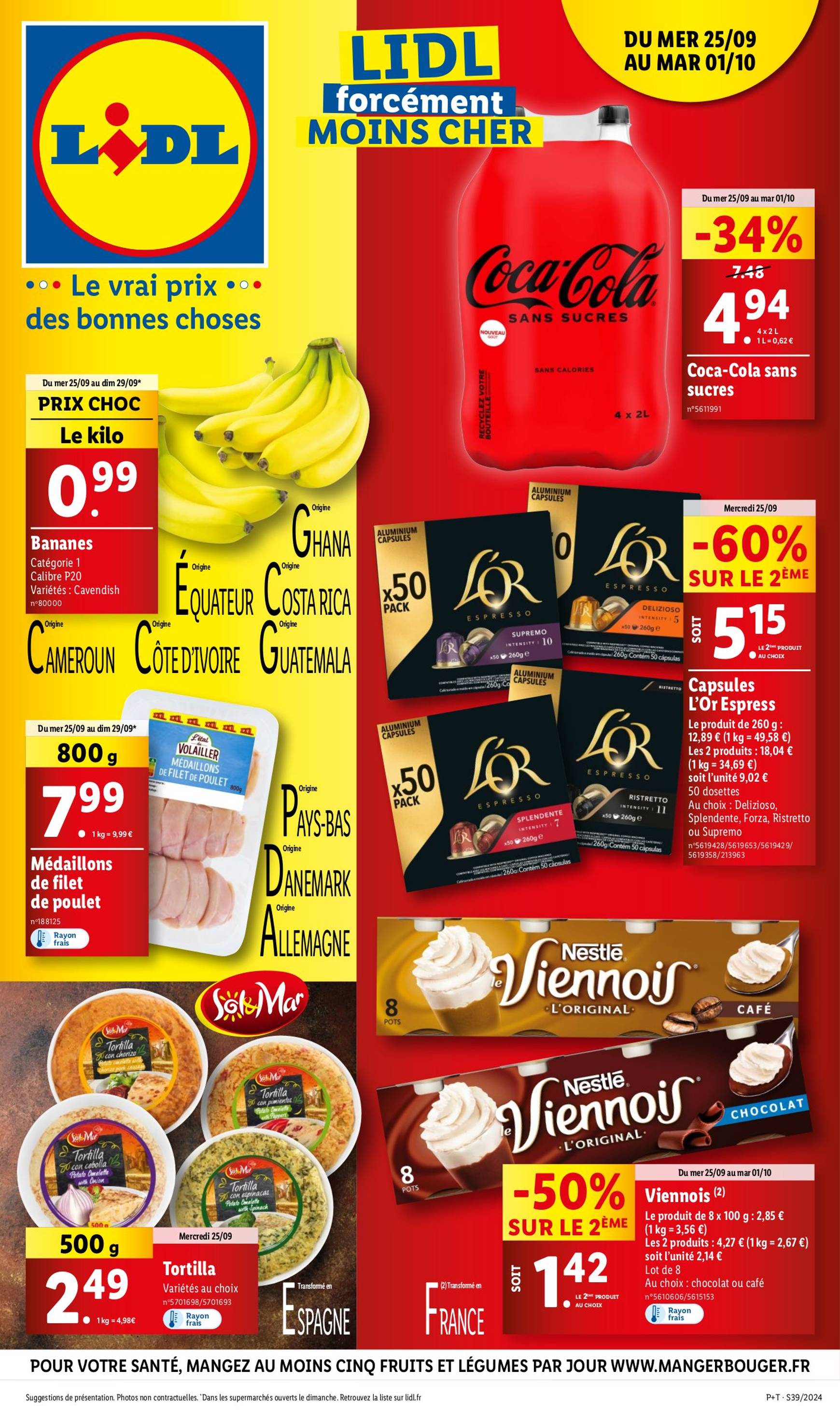 lidl - Catalogue Lidl valable dès 25.09. - 01.10. - page: 1