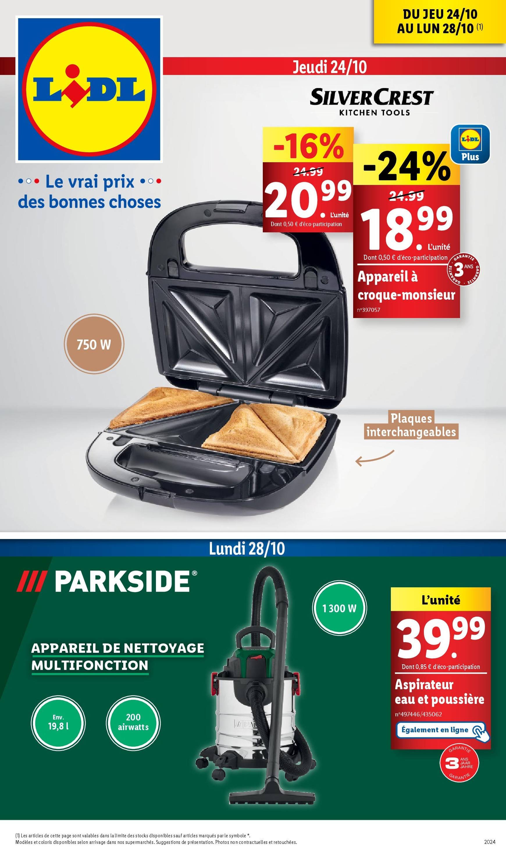 lidl - Catalogue Lidl valable dès 24.10. - 28.10. - page: 1