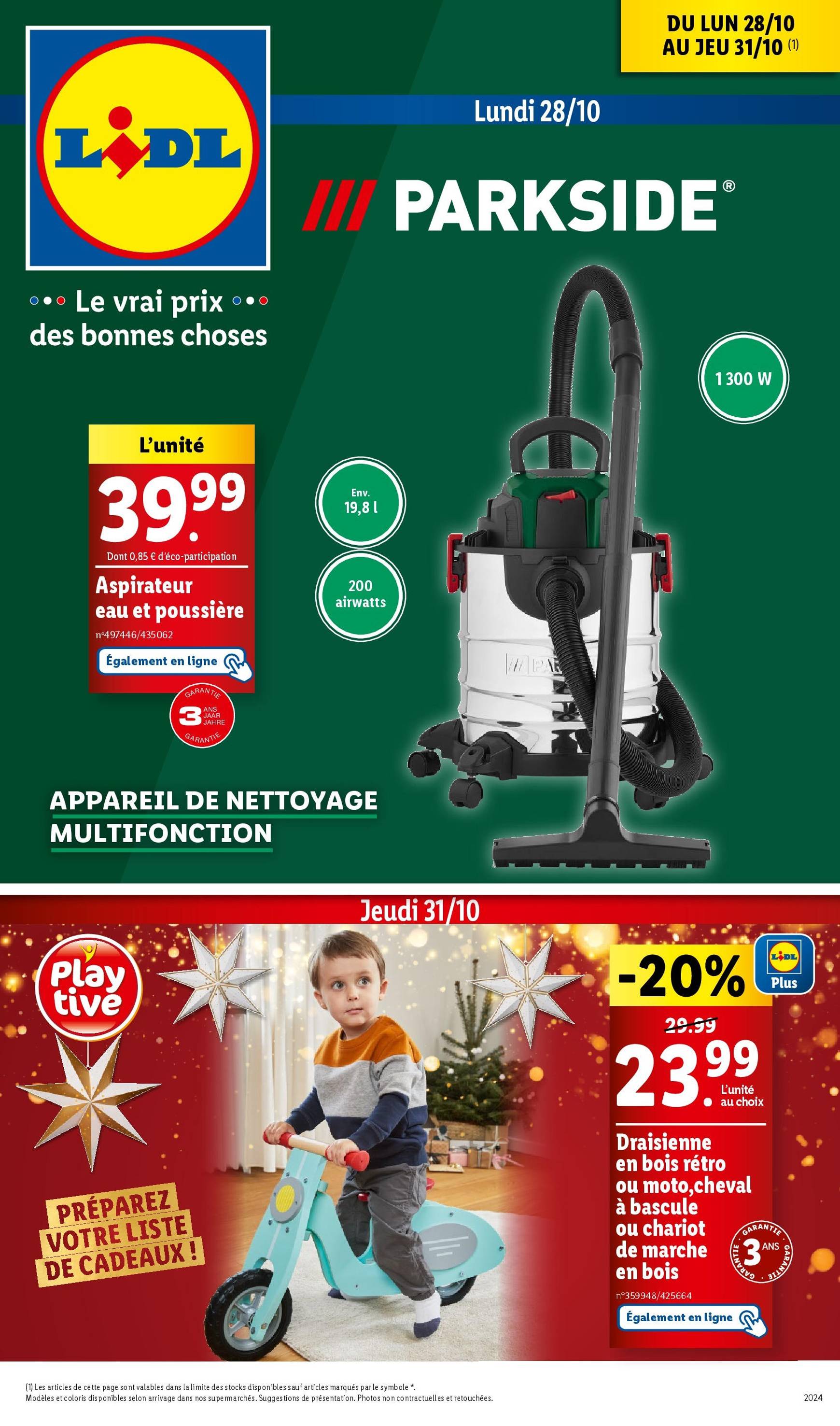 lidl - Catalogue Lidl valable dès 28.10. - 31.10.