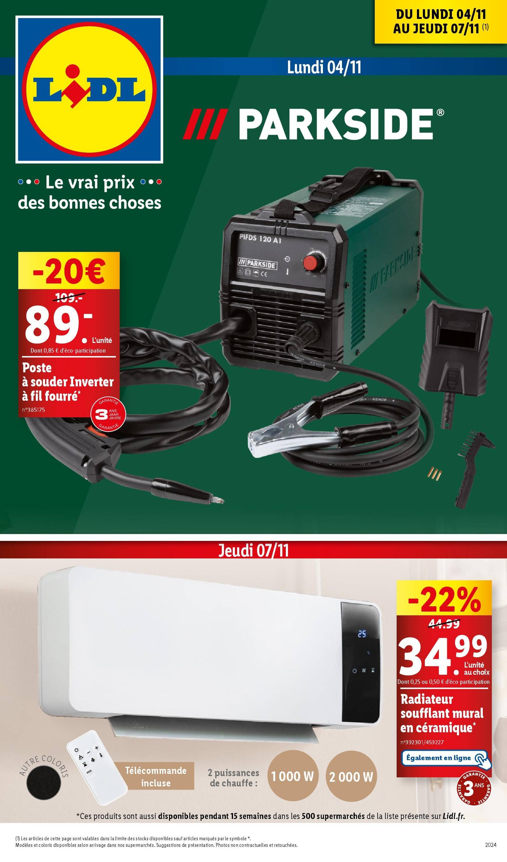 lidl - Catalogue Lidl valable dès 04.11. - 07.11.