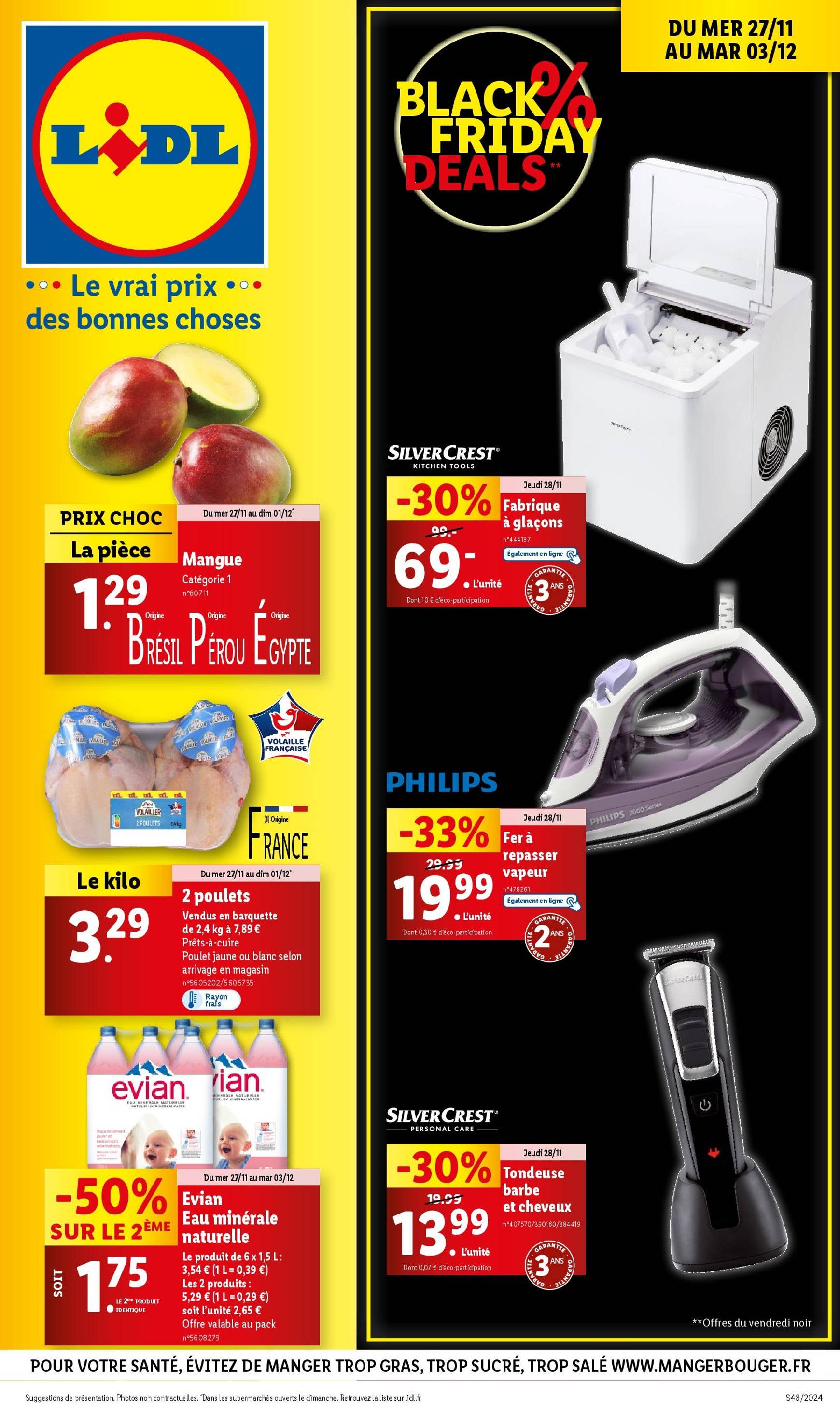 lidl - Catalogue Lidl - Black Friday valable dès 27/11 - 03/12