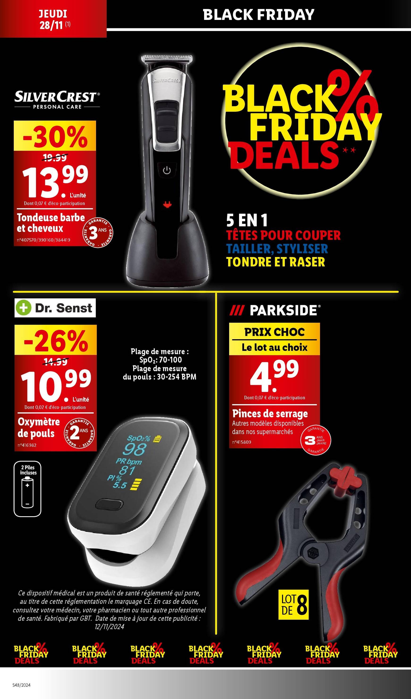 lidl - Catalogue Lidl - Black Friday valable dès 27/11 - 03/12 - page: 38