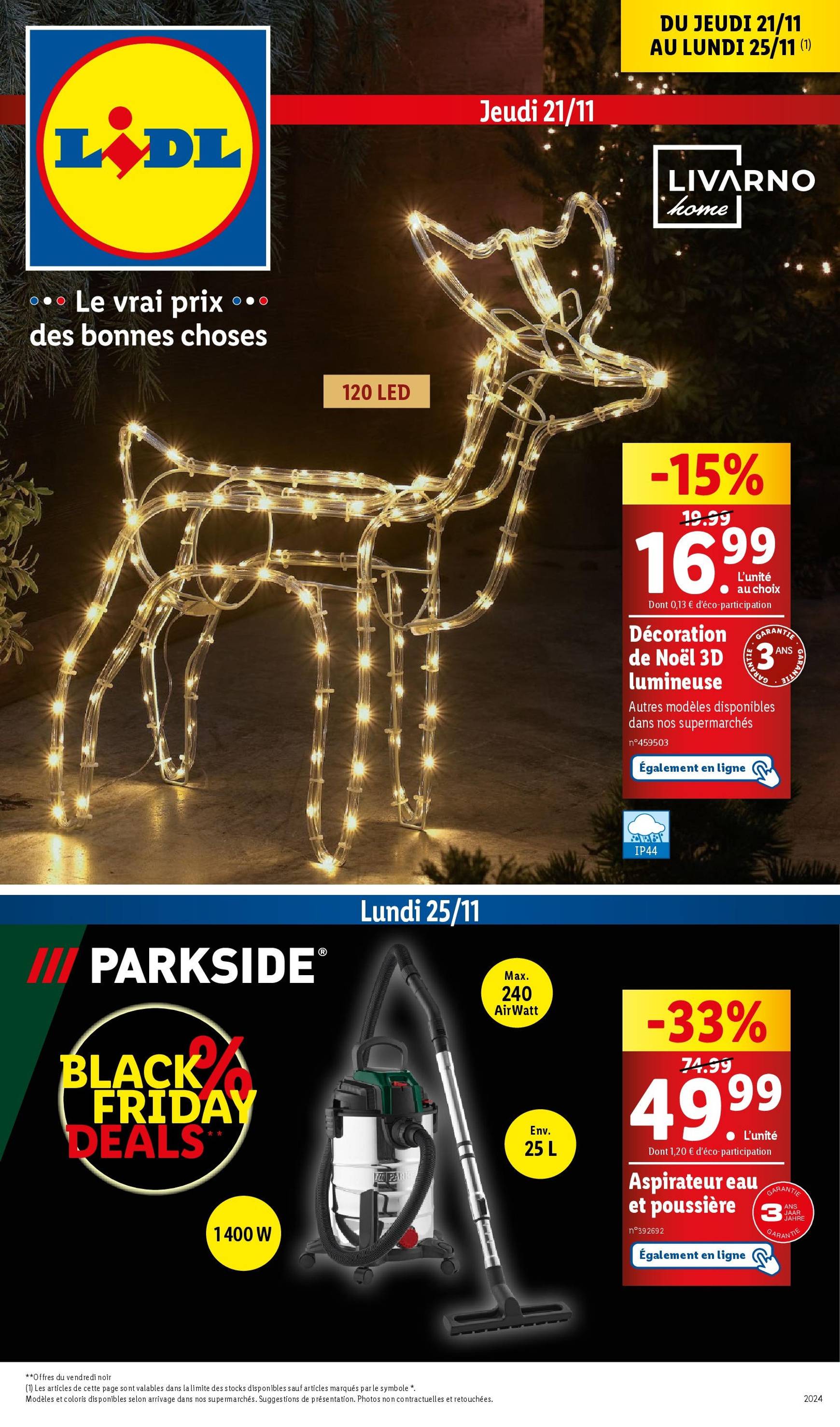 lidl - Catalogue Lidl valable dès 21/11 - 25/11