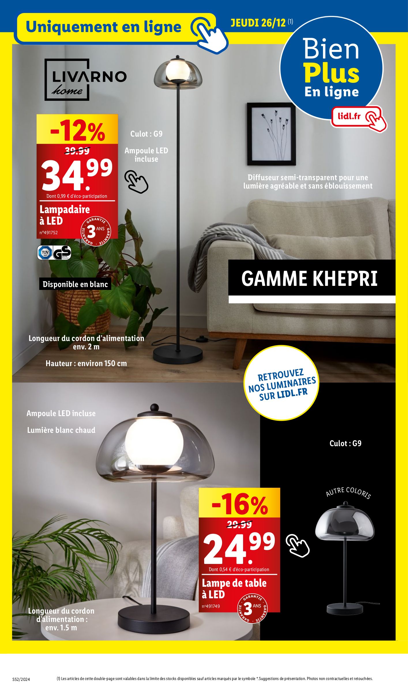 lidl - Catalogue Lidl valable dès 26/12 - 31/12 - page: 50