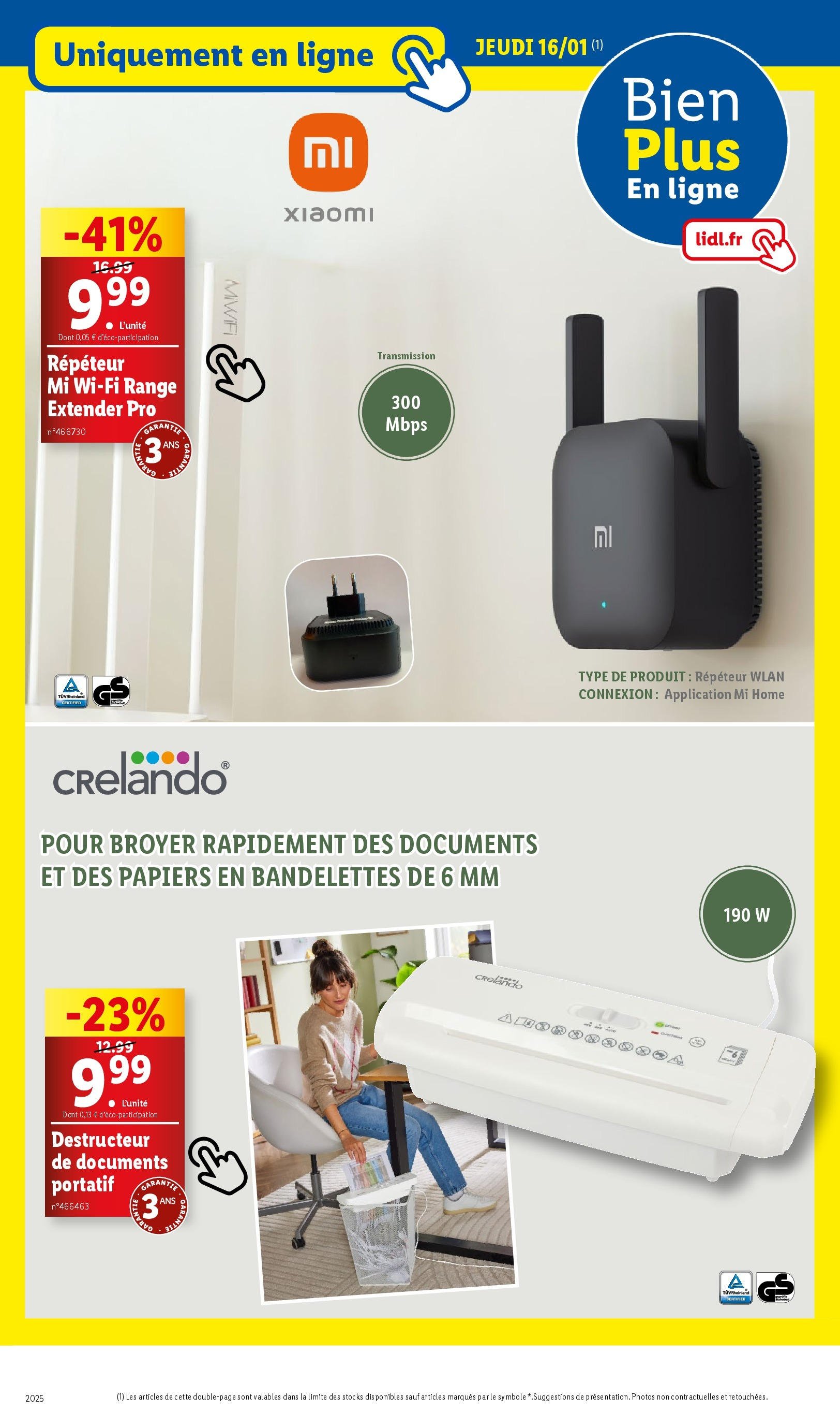 lidl - Catalogue Lidl valable dès 16/01 - 20/01 - page: 16