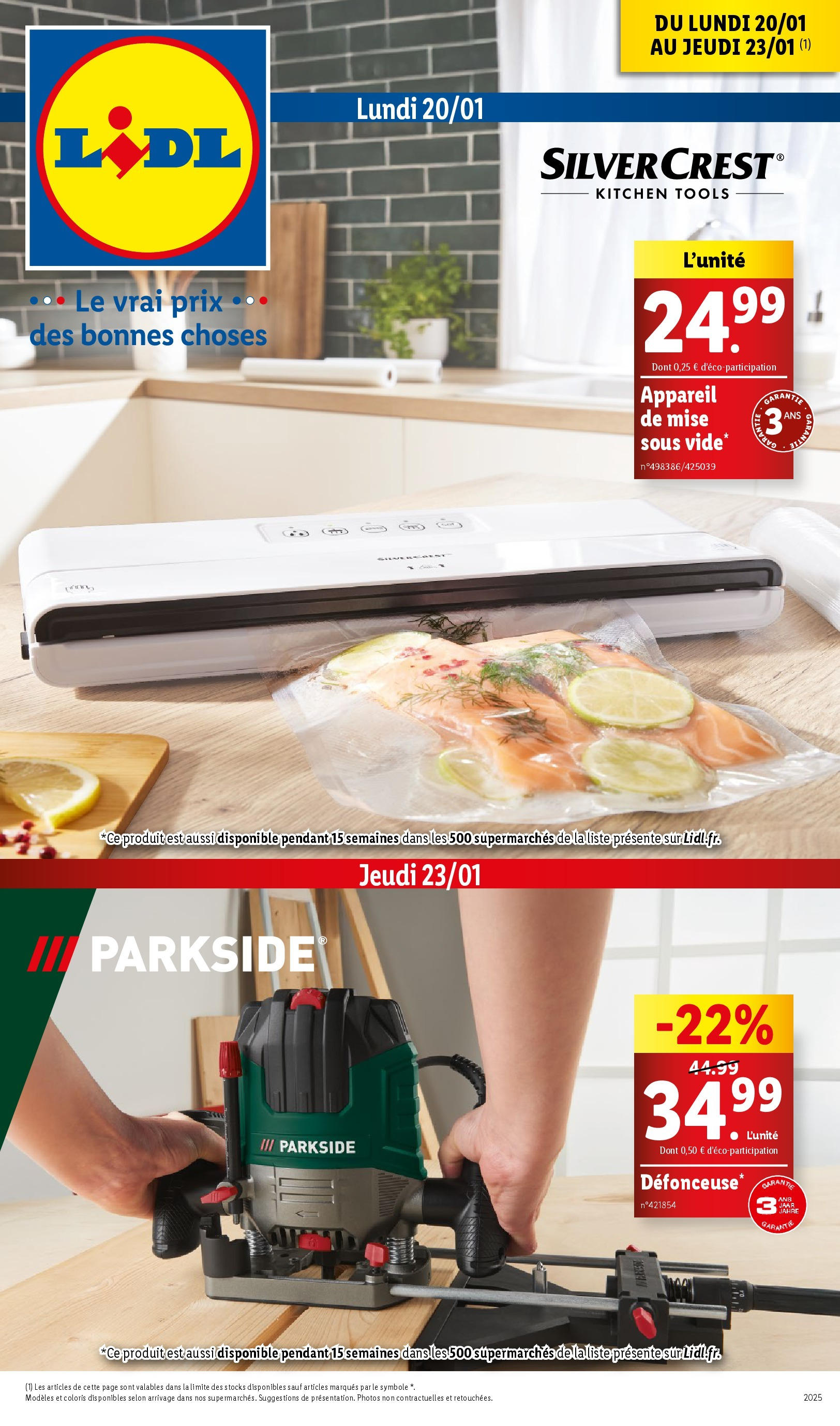 lidl - Catalogue Lidl valable dès 20/01 - 23/01 - page: 1