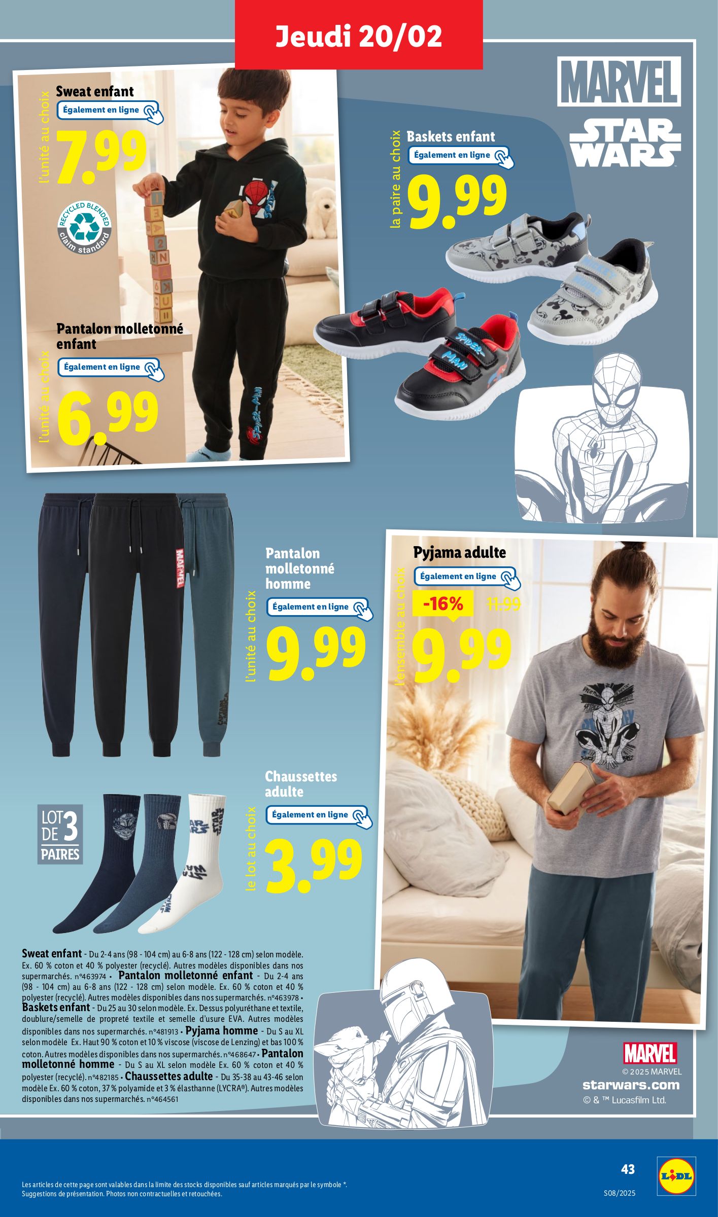 lidl - Catalogue Lidl valable dès 20/02 - 26/02 - page: 43