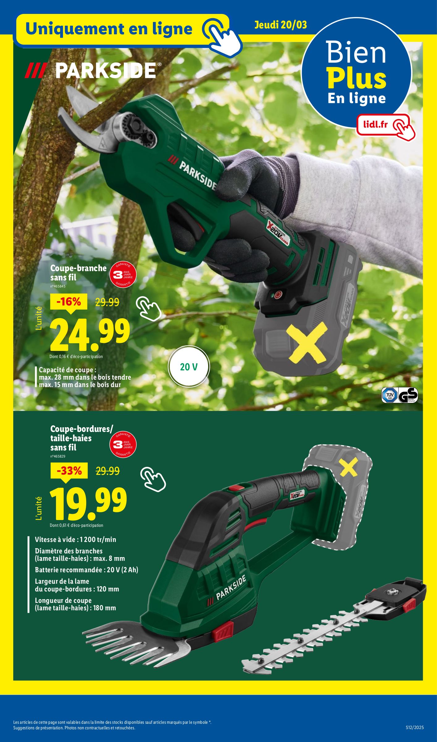 lidl - Catalogue Lidl valable dès 20/03 - 26/03 - page: 47