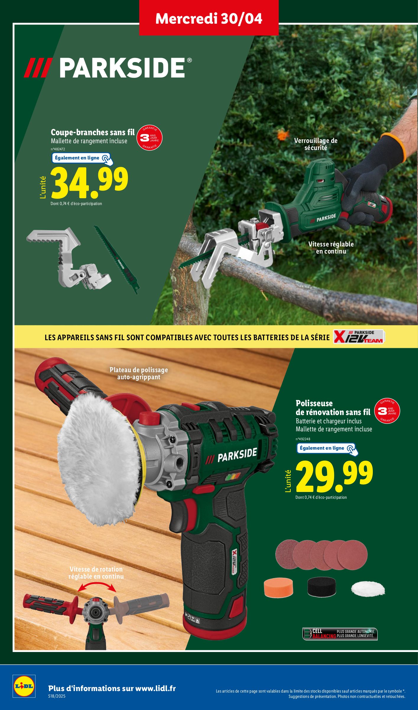 lidl - Catalogue Lidl valable dès 30/04 - 07/05 - page: 36 lidl - Catalogue Lidl valable dès 30/04 - 07/05 - page: 36