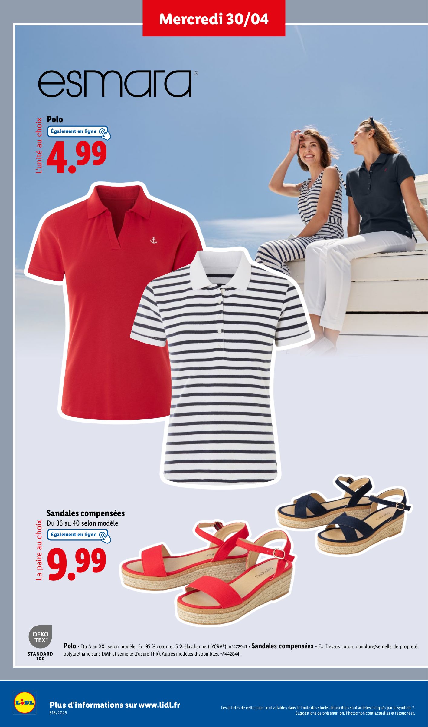 lidl - Catalogue Lidl valable dès 30/04 - 07/05 - page: 44 lidl - Catalogue Lidl valable dès 30/04 - 07/05 - page: 44