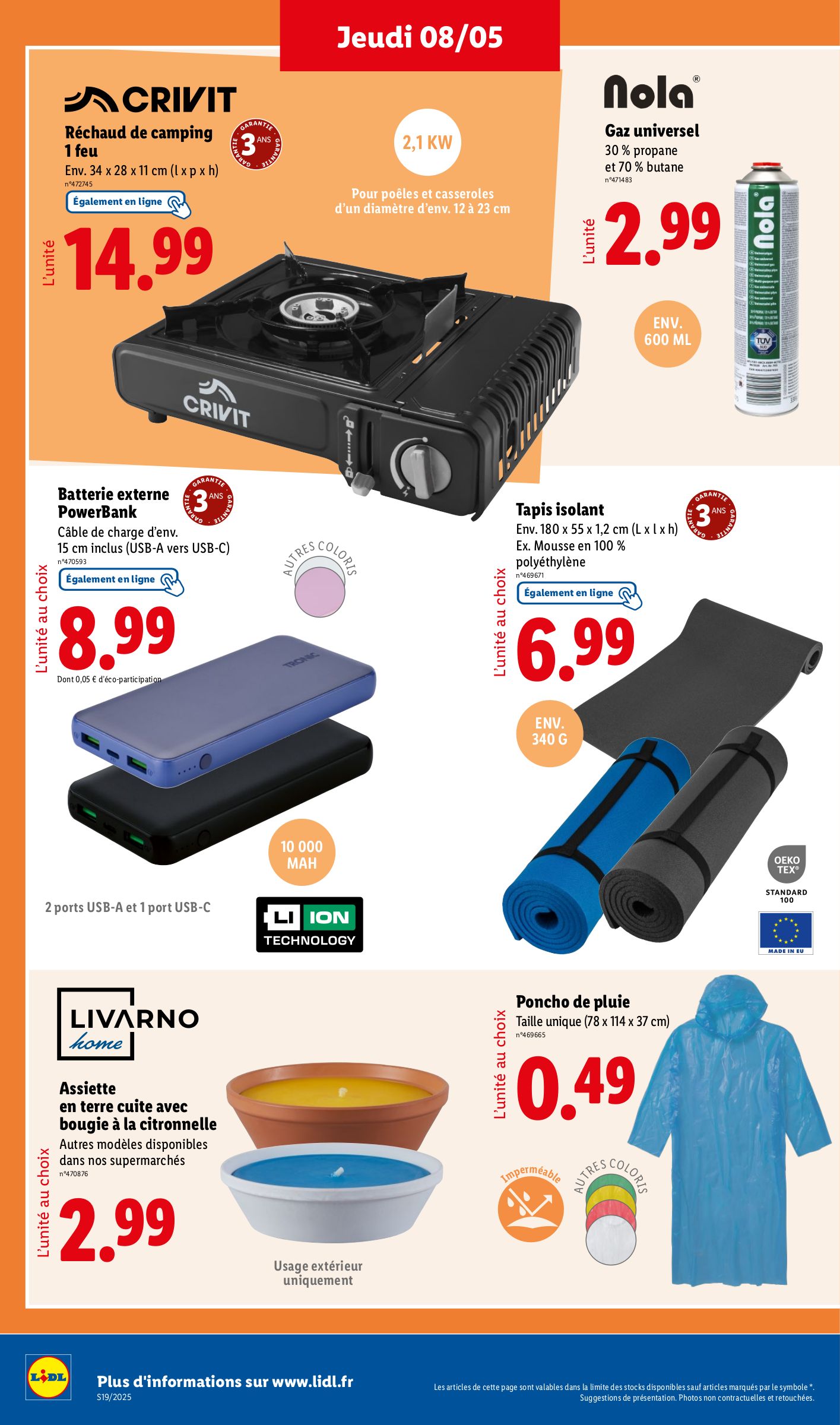 lidl - Catalogue Lidl valable dès 08/05 - 14/05 - page: 40 lidl - Catalogue Lidl valable dès 08/05 - 14/05 - page: 40
