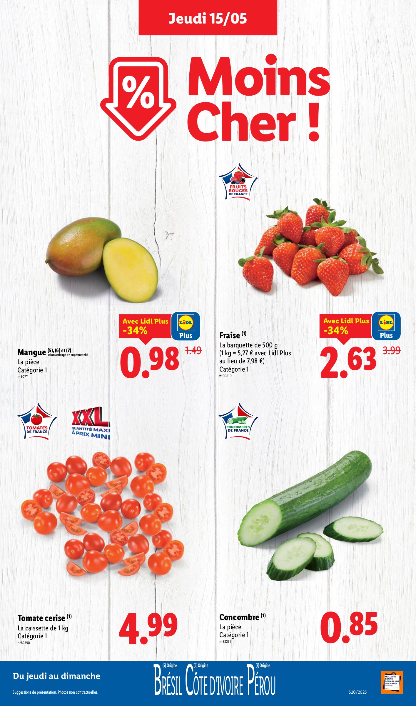 lidl - Catalogue Lidl valable dès 15/05 - 21/05 - page: 5 lidl - Catalogue Lidl valable dès 15/05 - 21/05 - page: 5