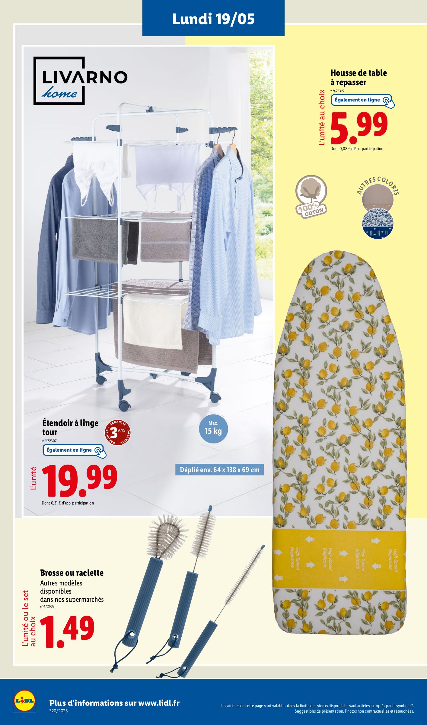 lidl - Catalogue Lidl - Les bonnes affaires de la semaine valable dès 19/05 - 22/05 - page: 12 lidl - Catalogue Lidl - Les bonnes affaires de la semaine valable dès 19/05 - 22/05 - page: 12