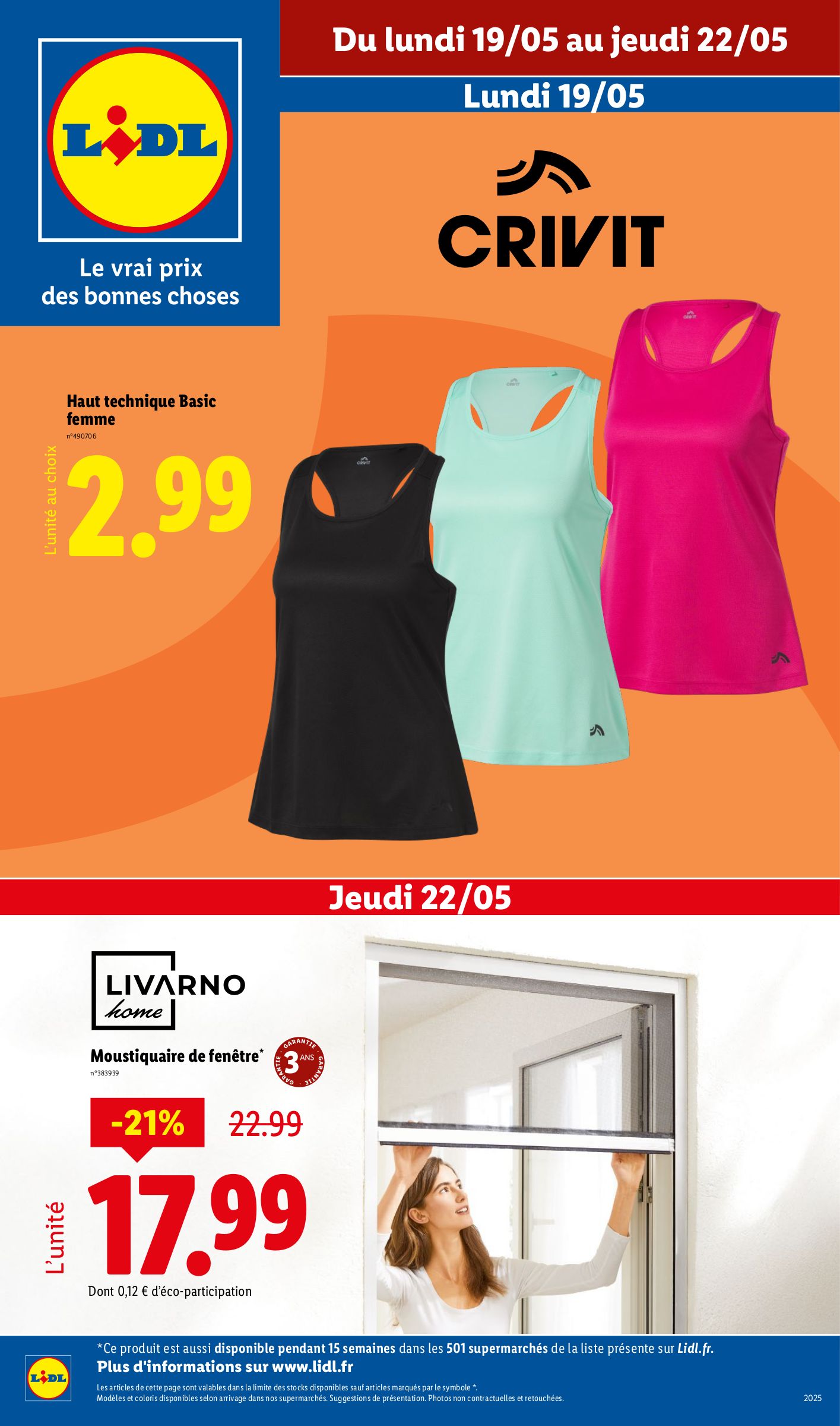 lidl - Catalogue Lidl - Les bonnes affaires de la semaine valable dès 19/05 - 22/05