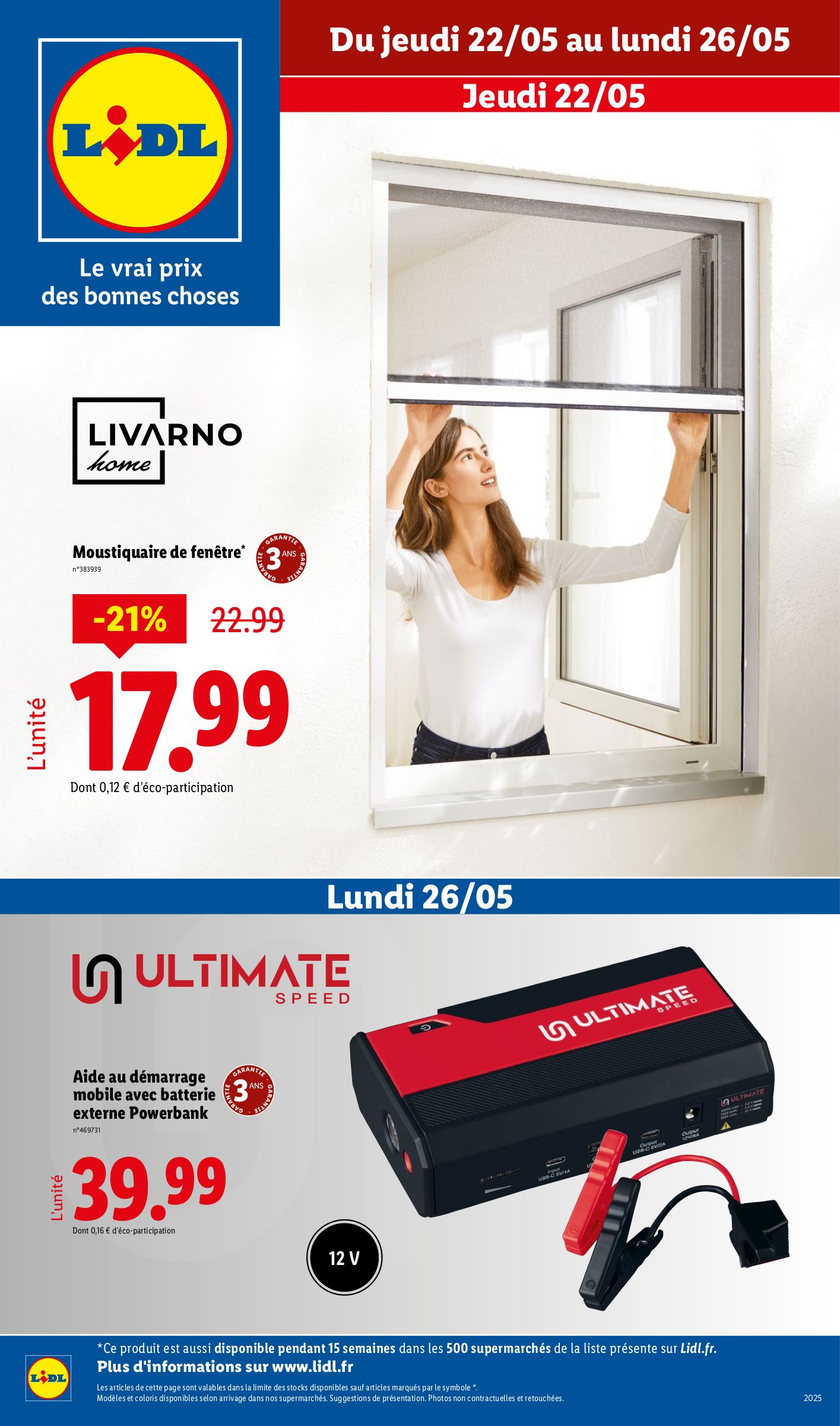 lidl - Catalogue Lidl - Les bonnes affaires de la semaine valable dès 22/05 - 26/05