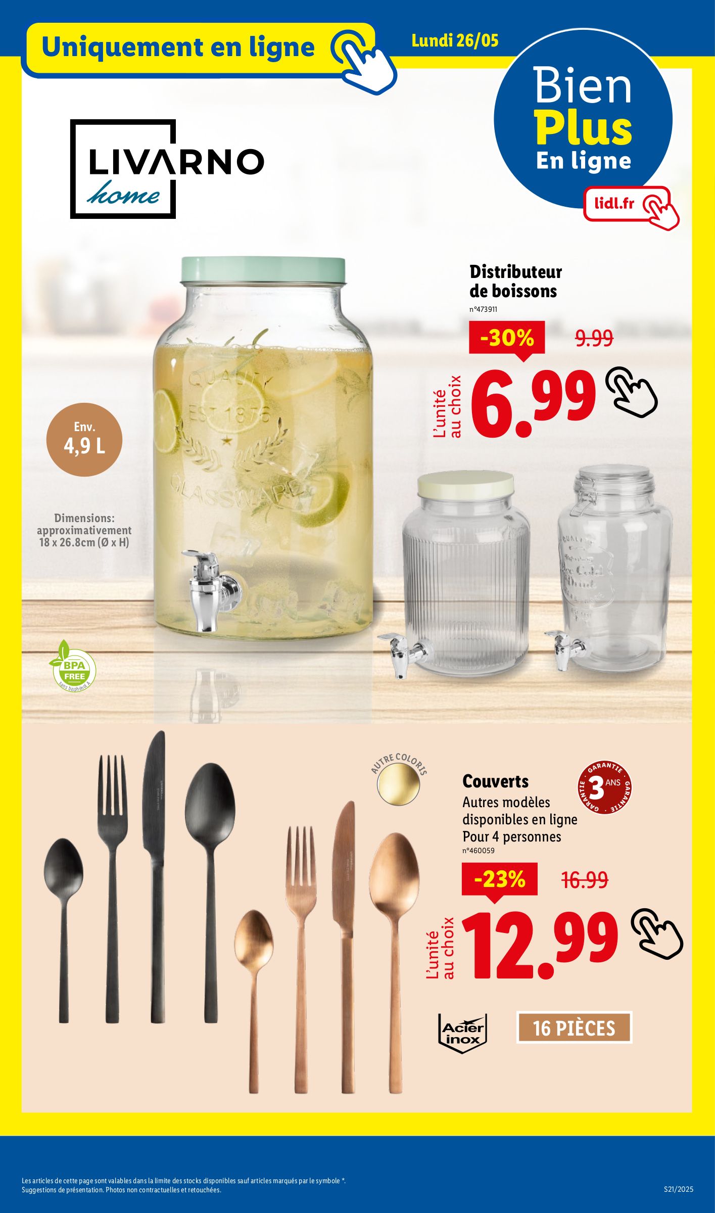 lidl - Catalogue Lidl - Les bonnes affaires de la semaine valable dès 22/05 - 26/05 - page: 43 lidl - Catalogue Lidl - Les bonnes affaires de la semaine valable dès 22/05 - 26/05 - page: 43