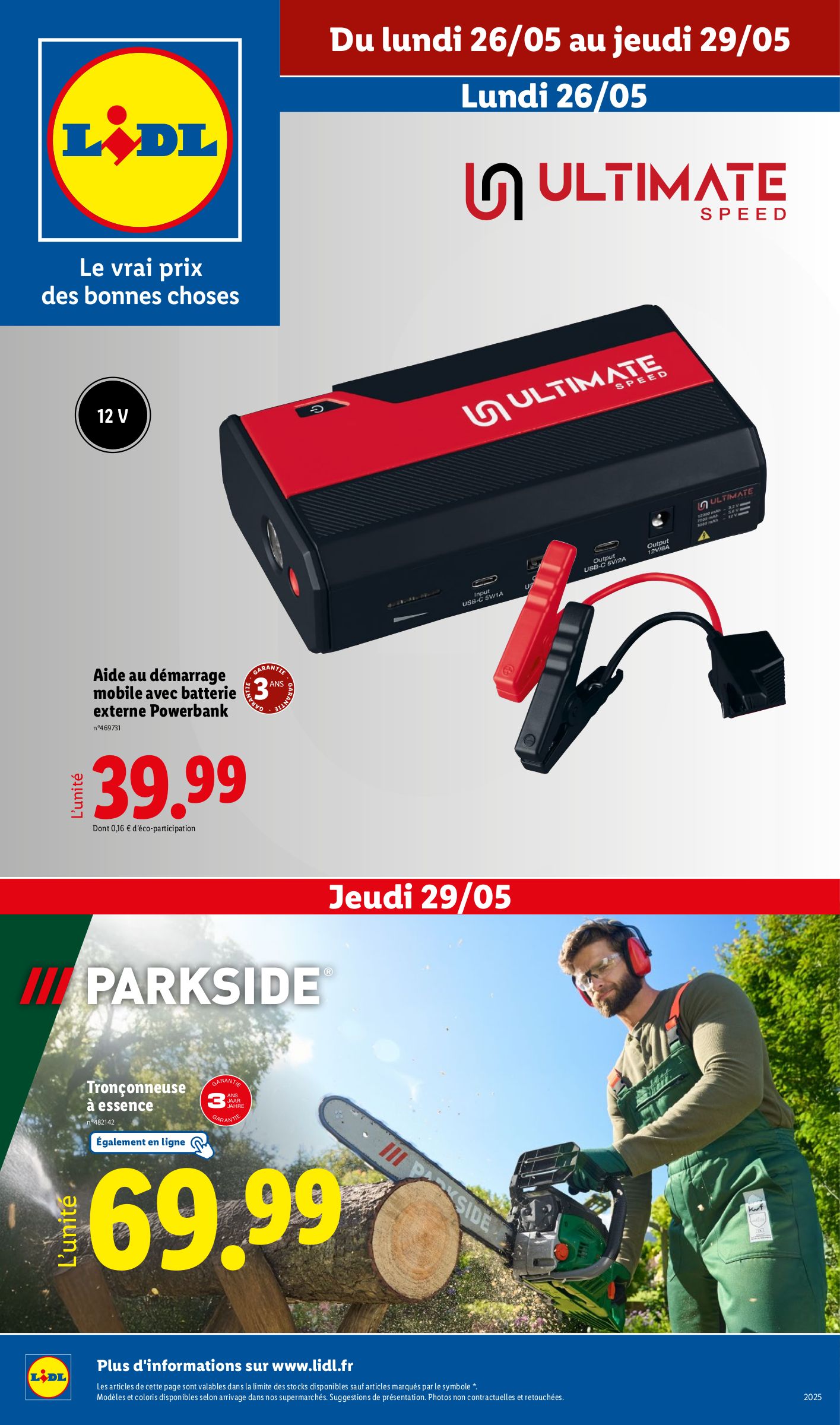 lidl - Catalogue Lidl - Les bonnes affaires de la semaine valable dès 26/05 - 29/05