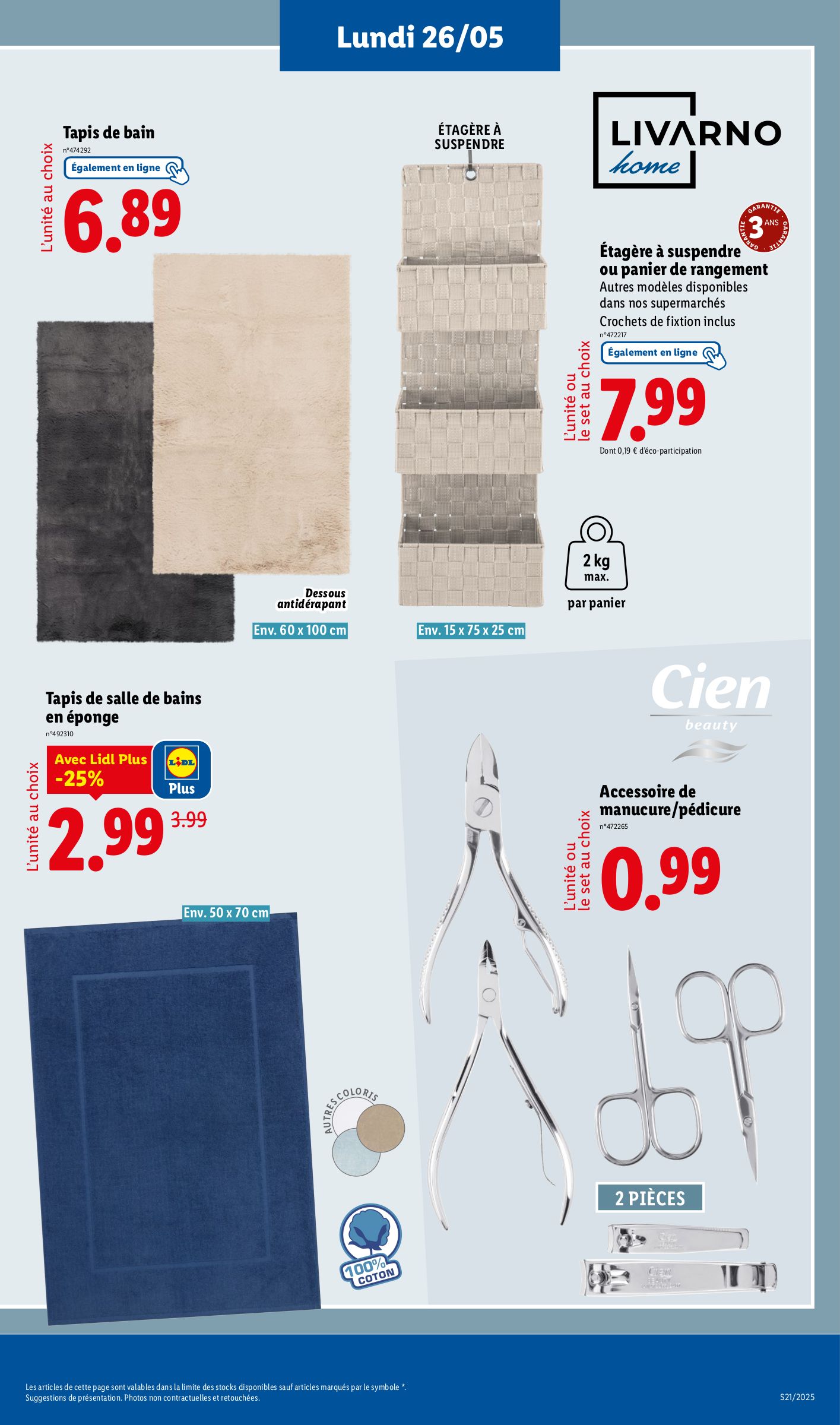 lidl - Catalogue Lidl - Les bonnes affaires de la semaine valable dès 26/05 - 29/05 - page: 17 lidl - Catalogue Lidl - Les bonnes affaires de la semaine valable dès 26/05 - 29/05 - page: 17
