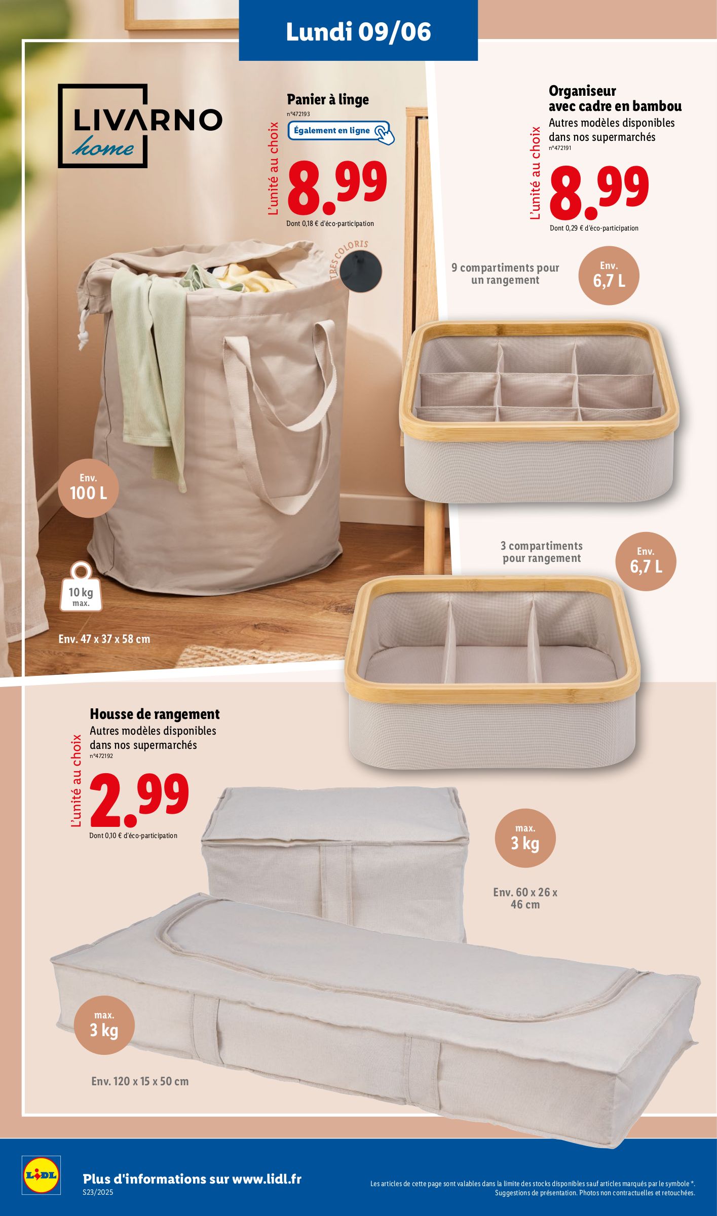 lidl - Catalogue Lidl - Les bonnes affaires de la semaine valable du 09/06 au 12/06 - page: 8 lidl - Catalogue Lidl - Les bonnes affaires de la semaine valable du 09/06 au 12/06 - page: 8