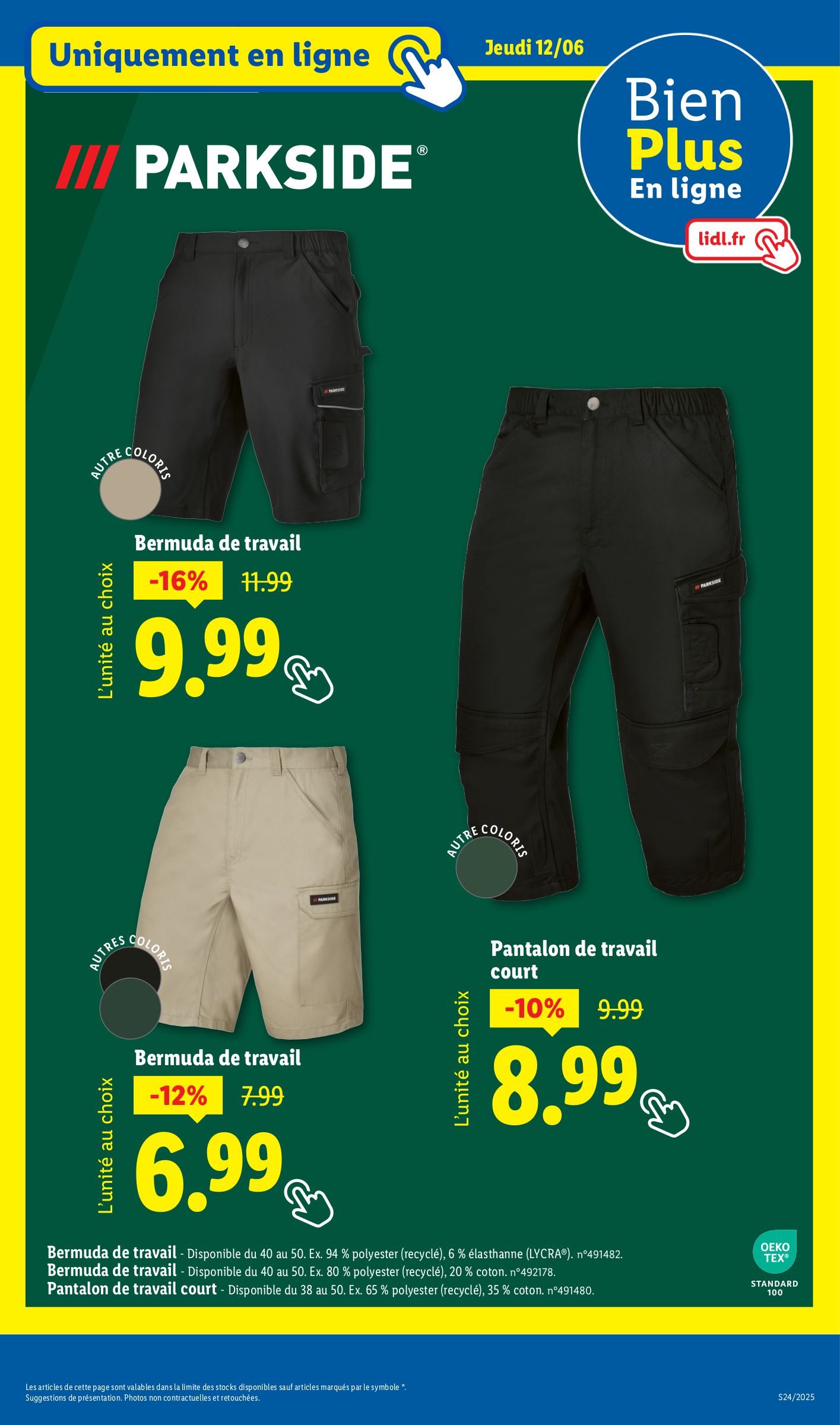 lidl - Catalogue Lidl - Les bonnes affaires de la semaine valable du 09/06 au 12/06 - page: 39 lidl - Catalogue Lidl - Les bonnes affaires de la semaine valable du 09/06 au 12/06 - page: 39