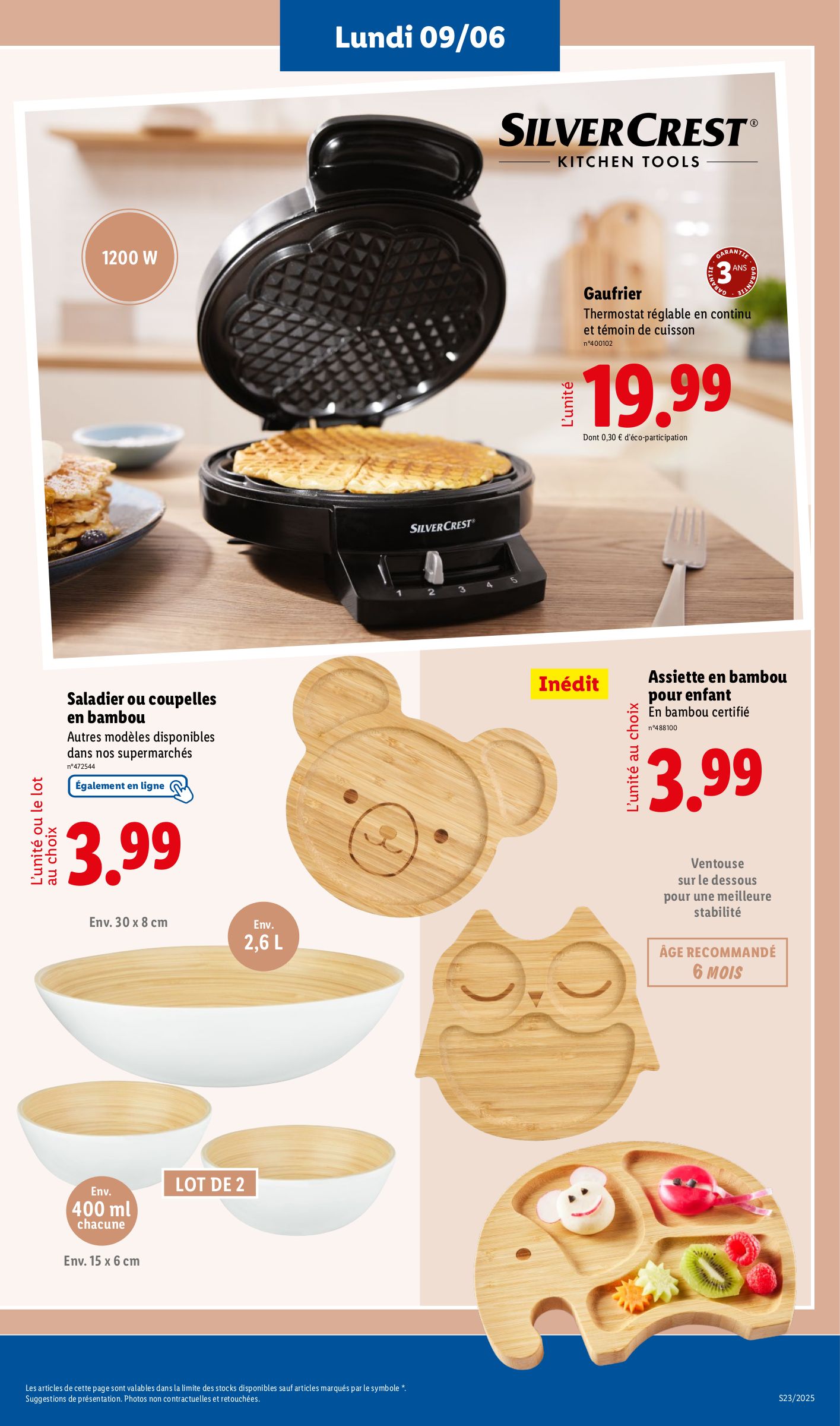 lidl - Catalogue Lidl - Les bonnes affaires de la semaine valable du 09/06 au 12/06 - page: 7 lidl - Catalogue Lidl - Les bonnes affaires de la semaine valable du 09/06 au 12/06 - page: 7