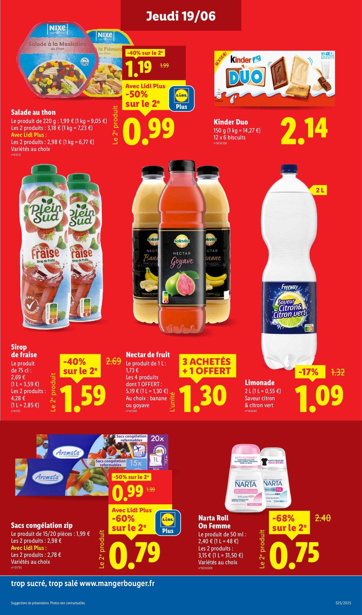 lidl - Catalogue Lidl valable du 19/06 au 25/06 - page: 11 lidl - Catalogue Lidl valable du 19/06 au 25/06 - page: 11