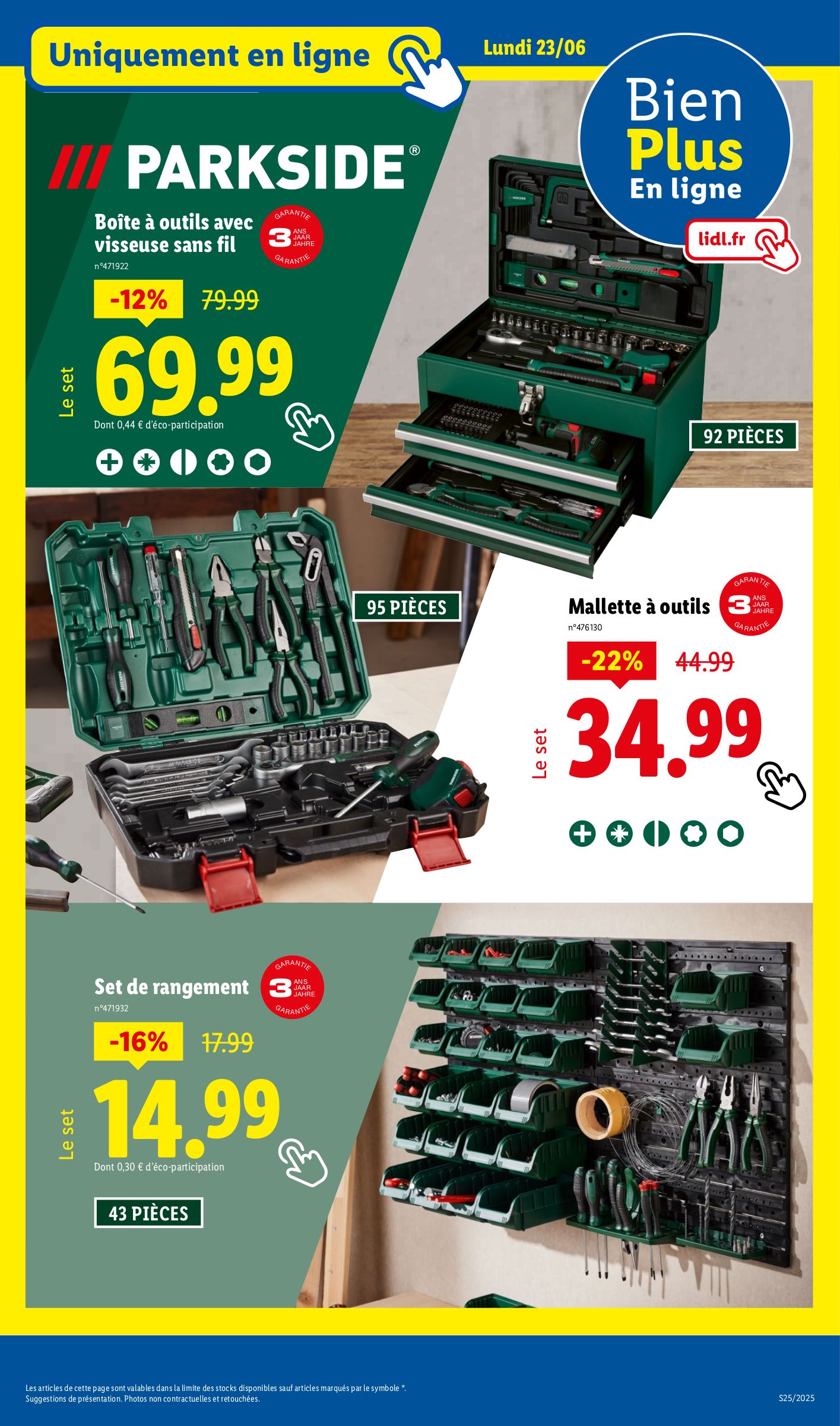 lidl - Catalogue Lidl valable du 19/06 au 25/06 - page: 67 lidl - Catalogue Lidl valable du 19/06 au 25/06 - page: 67