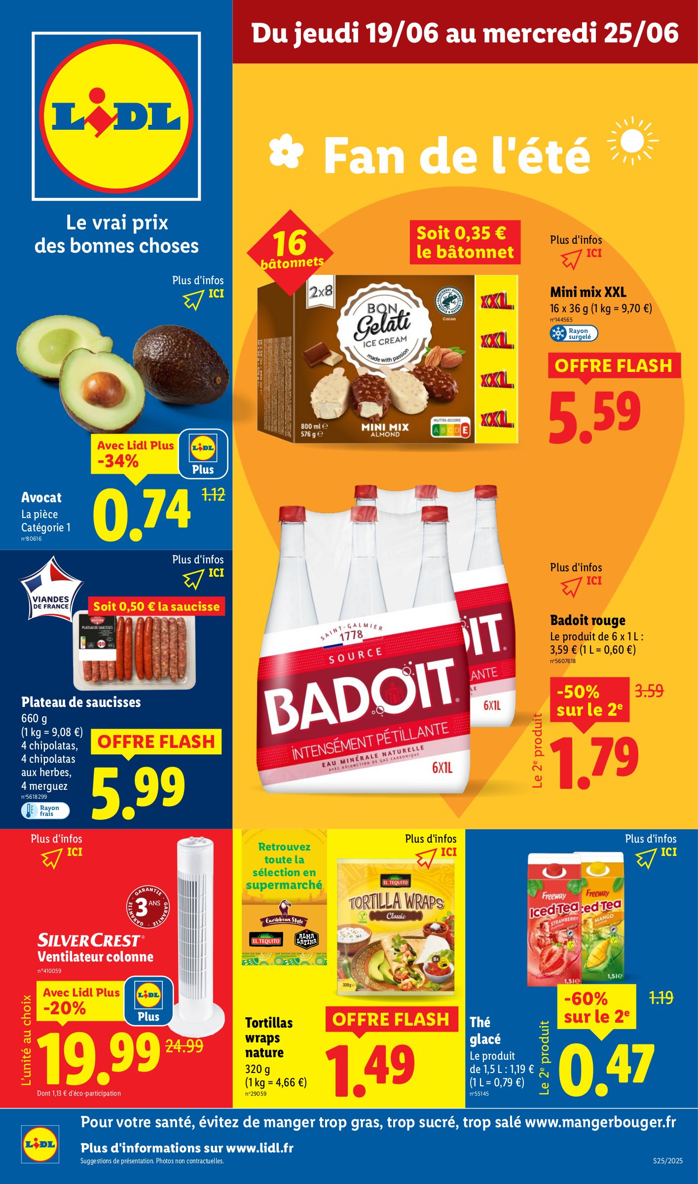 lidl - Catalogue Lidl valable du 19/06 au 25/06 - page: 1 lidl - Catalogue Lidl valable du 19/06 au 25/06 - page: 1