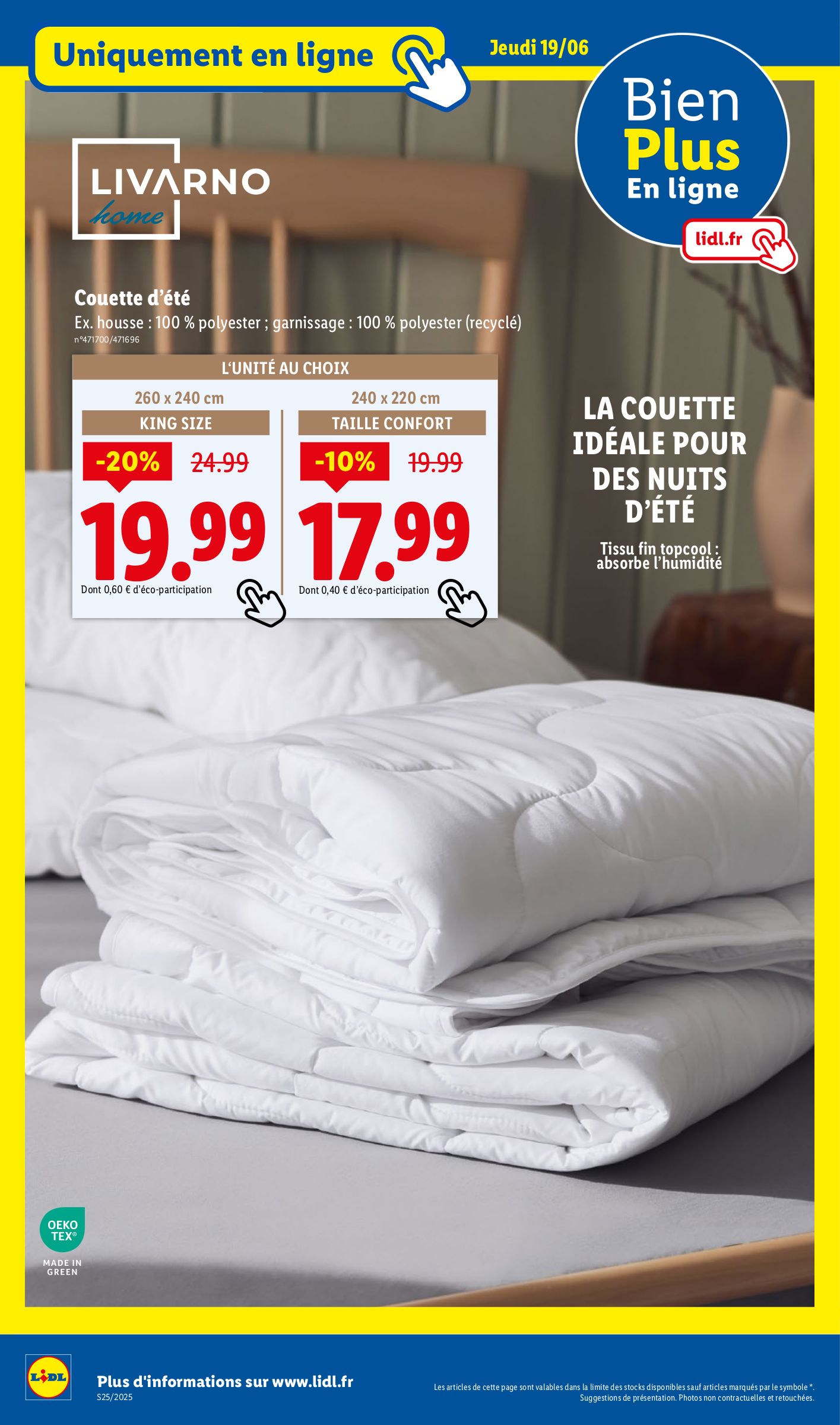 lidl - Catalogue Lidl valable du 19/06 au 25/06 - page: 44 lidl - Catalogue Lidl valable du 19/06 au 25/06 - page: 44