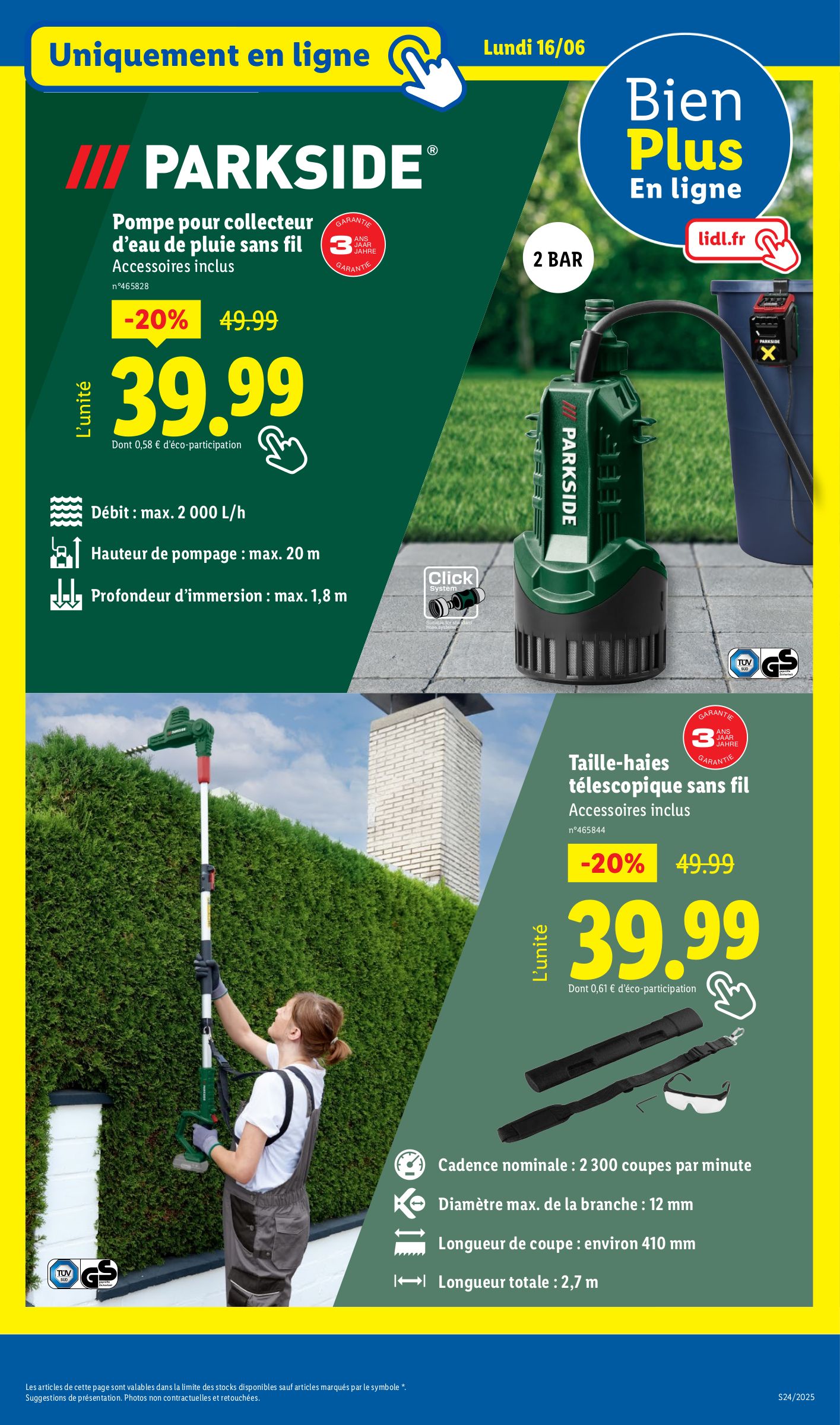 lidl - Catalogue Lidl - Les bonnes affaires de la semaine valable du 16/06 au 19/06 - page: 19 lidl - Catalogue Lidl - Les bonnes affaires de la semaine valable du 16/06 au 19/06 - page: 19