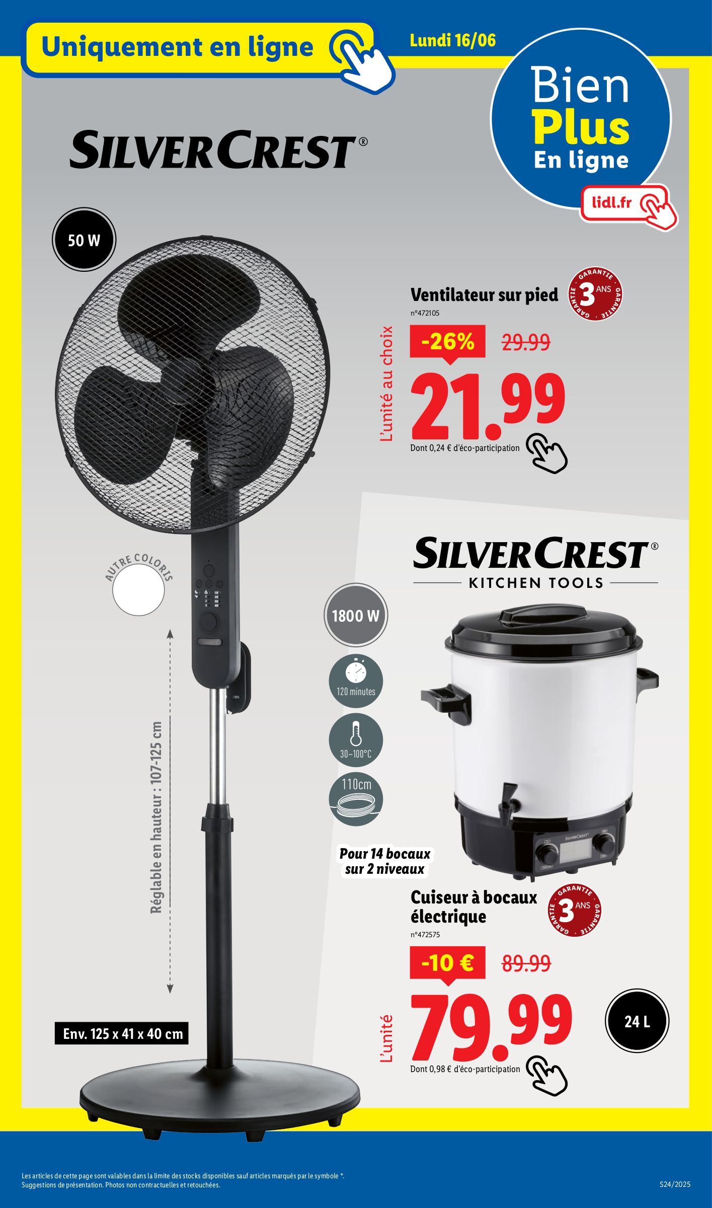 lidl - Catalogue Lidl - Les bonnes affaires de la semaine valable du 16/06 au 19/06 - page: 23 lidl - Catalogue Lidl - Les bonnes affaires de la semaine valable du 16/06 au 19/06 - page: 23