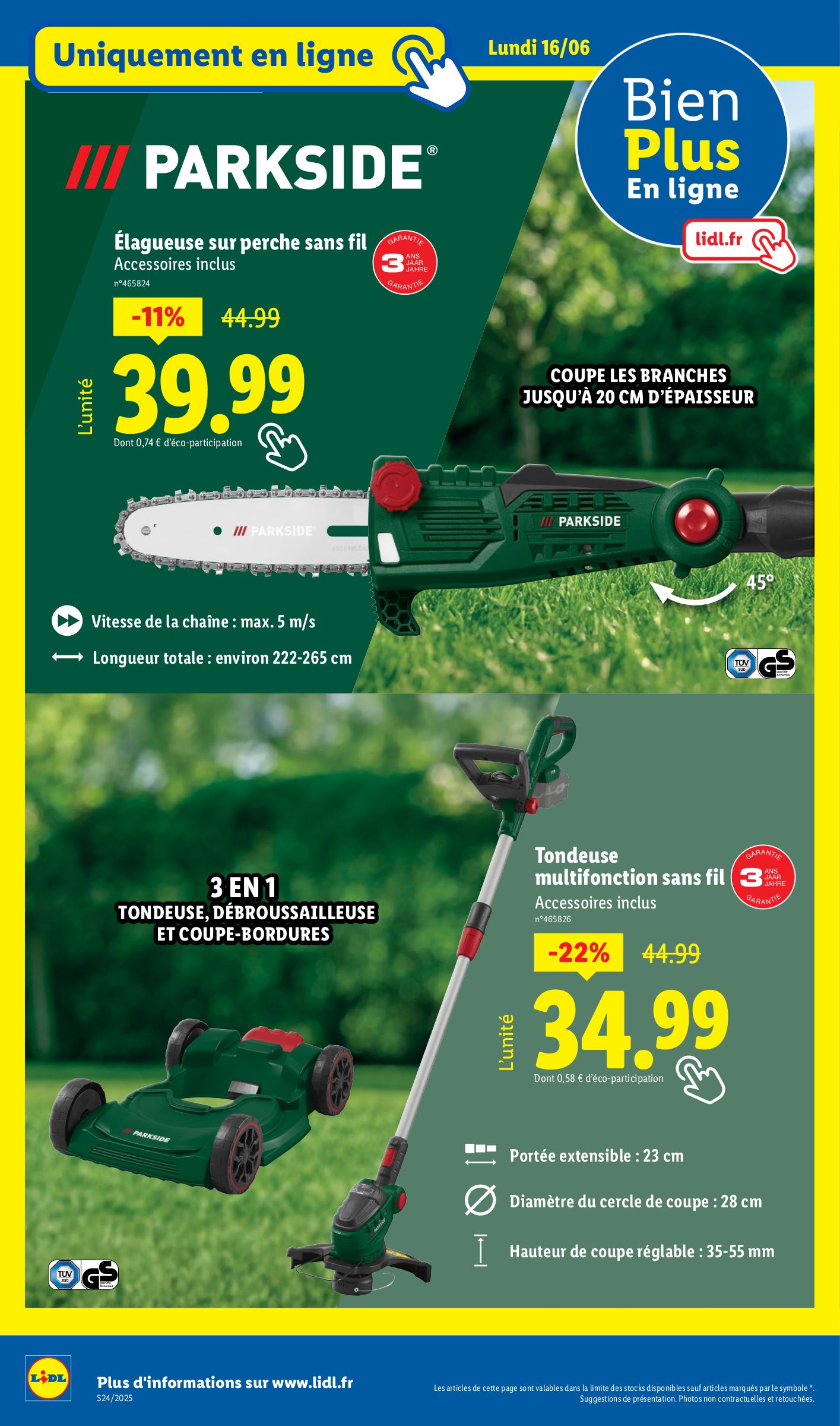 lidl - Catalogue Lidl - Les bonnes affaires de la semaine valable du 16/06 au 19/06 - page: 18 lidl - Catalogue Lidl - Les bonnes affaires de la semaine valable du 16/06 au 19/06 - page: 18