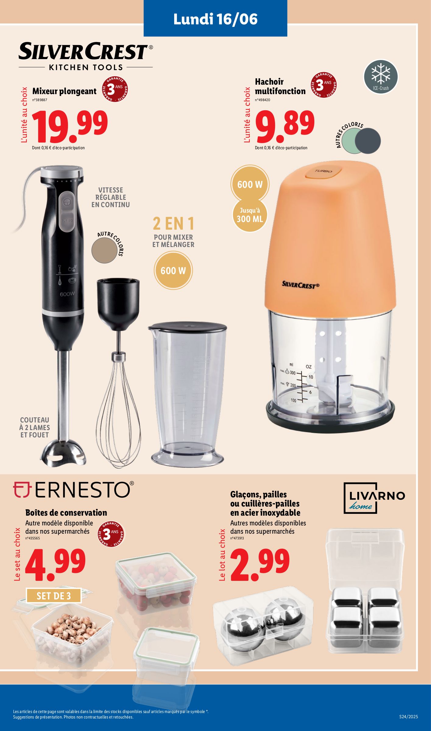 lidl - Catalogue Lidl - Les bonnes affaires de la semaine valable du 16/06 au 19/06 - page: 11 lidl - Catalogue Lidl - Les bonnes affaires de la semaine valable du 16/06 au 19/06 - page: 11