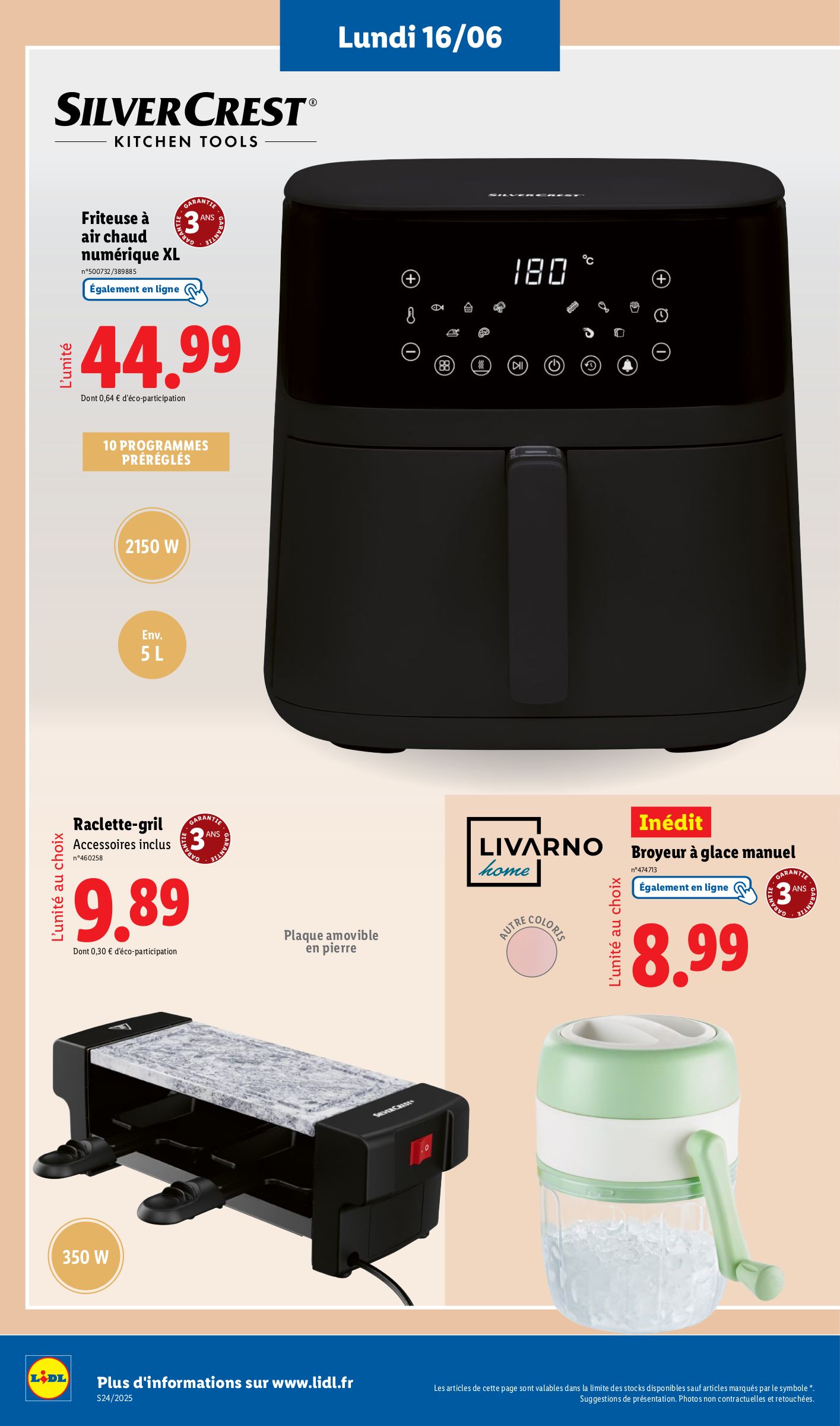 lidl - Catalogue Lidl - Les bonnes affaires de la semaine valable du 16/06 au 19/06 - page: 12 lidl - Catalogue Lidl - Les bonnes affaires de la semaine valable du 16/06 au 19/06 - page: 12