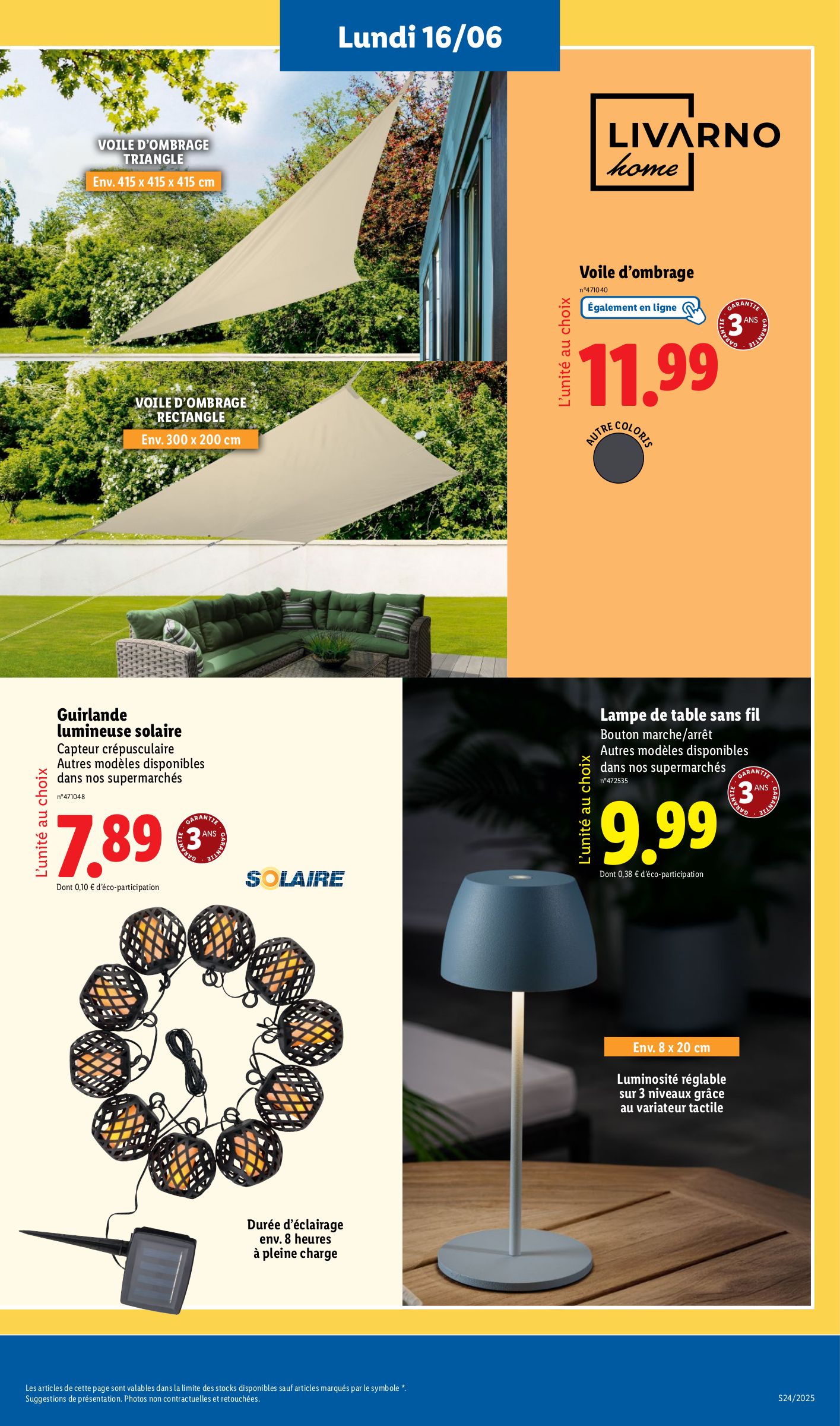 lidl - Catalogue Lidl - Les bonnes affaires de la semaine valable du 16/06 au 19/06 - page: 9 lidl - Catalogue Lidl - Les bonnes affaires de la semaine valable du 16/06 au 19/06 - page: 9