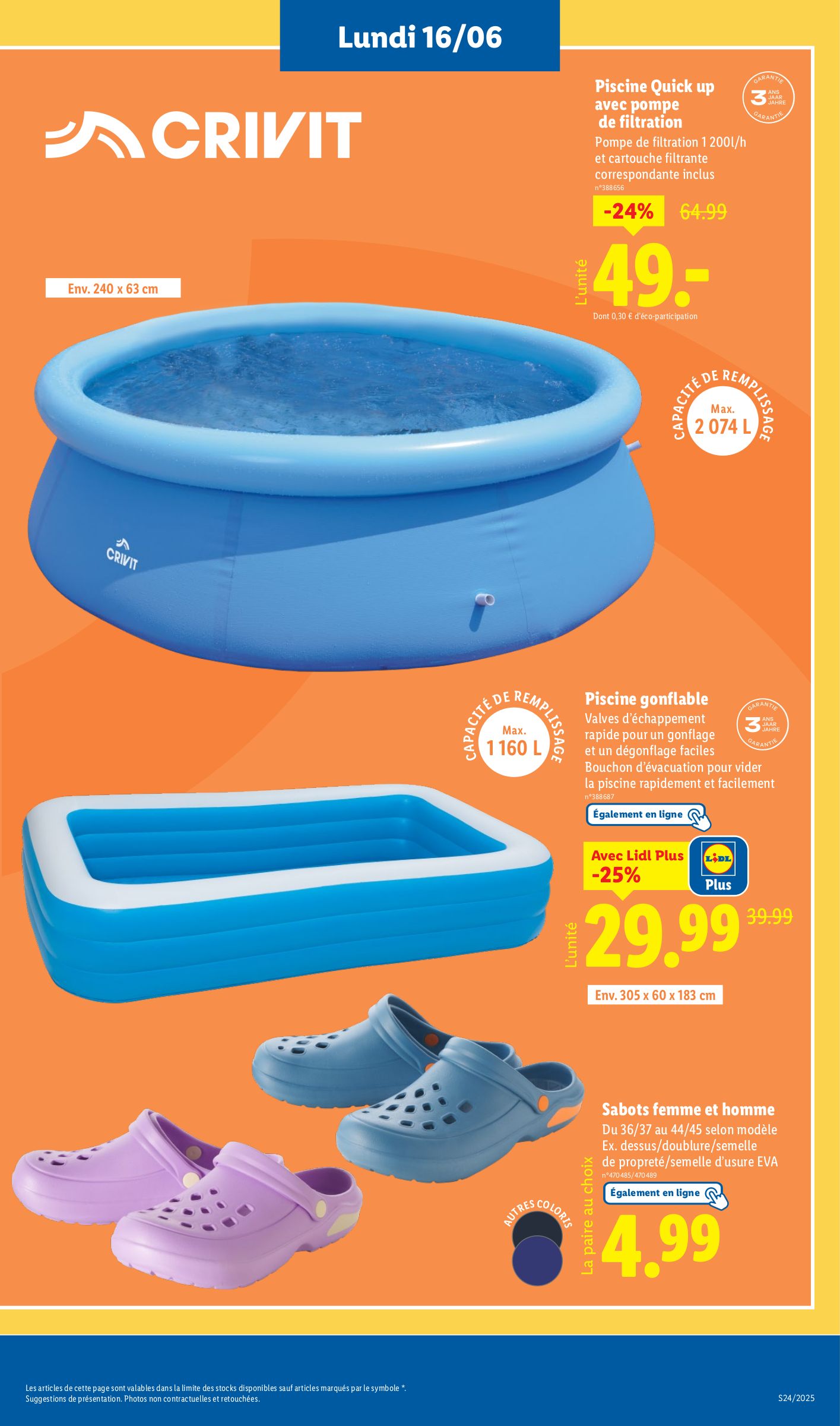 lidl - Catalogue Lidl - Les bonnes affaires de la semaine valable du 16/06 au 19/06 - page: 3 lidl - Catalogue Lidl - Les bonnes affaires de la semaine valable du 16/06 au 19/06 - page: 3