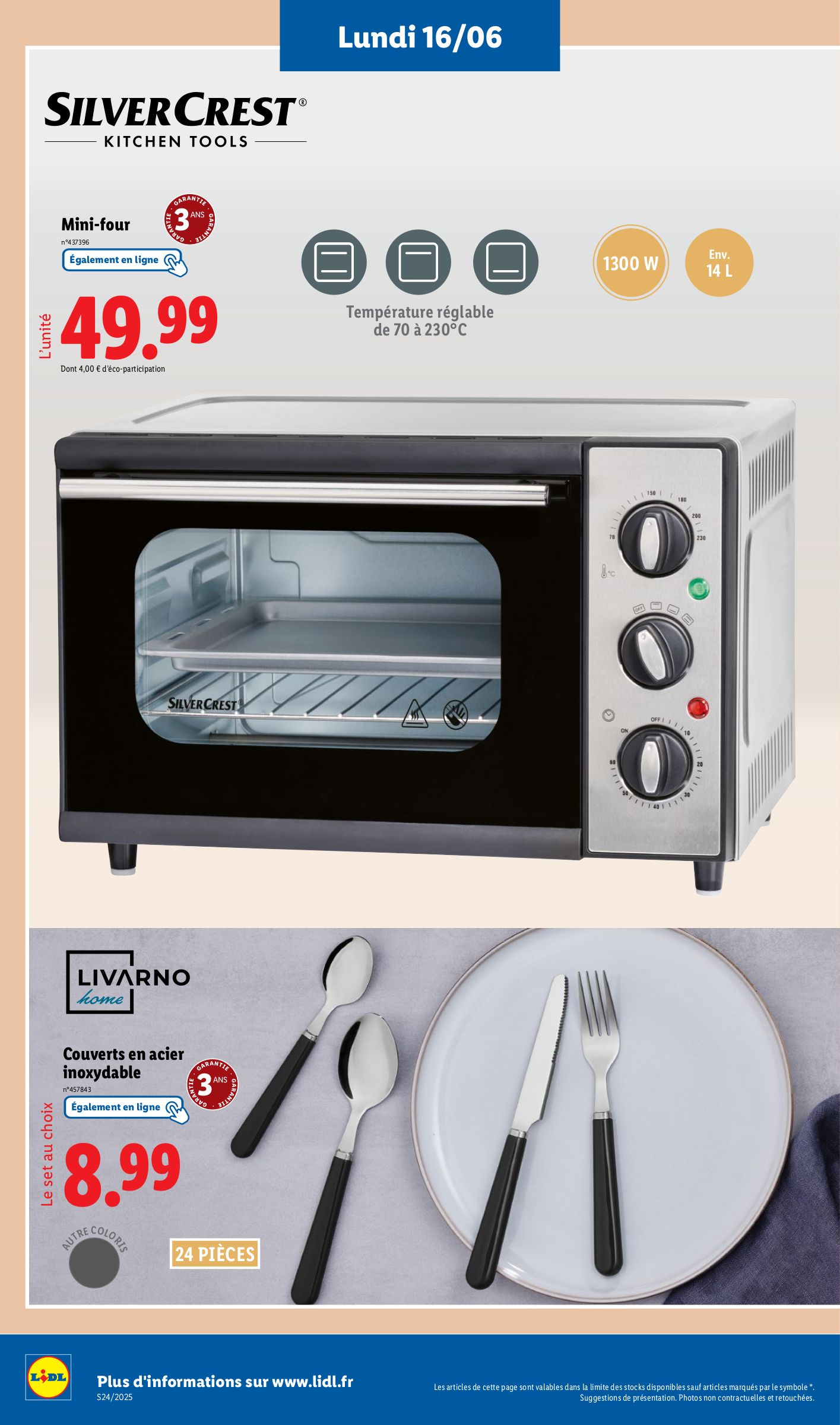 lidl - Catalogue Lidl - Les bonnes affaires de la semaine valable du 16/06 au 19/06 - page: 16 lidl - Catalogue Lidl - Les bonnes affaires de la semaine valable du 16/06 au 19/06 - page: 16