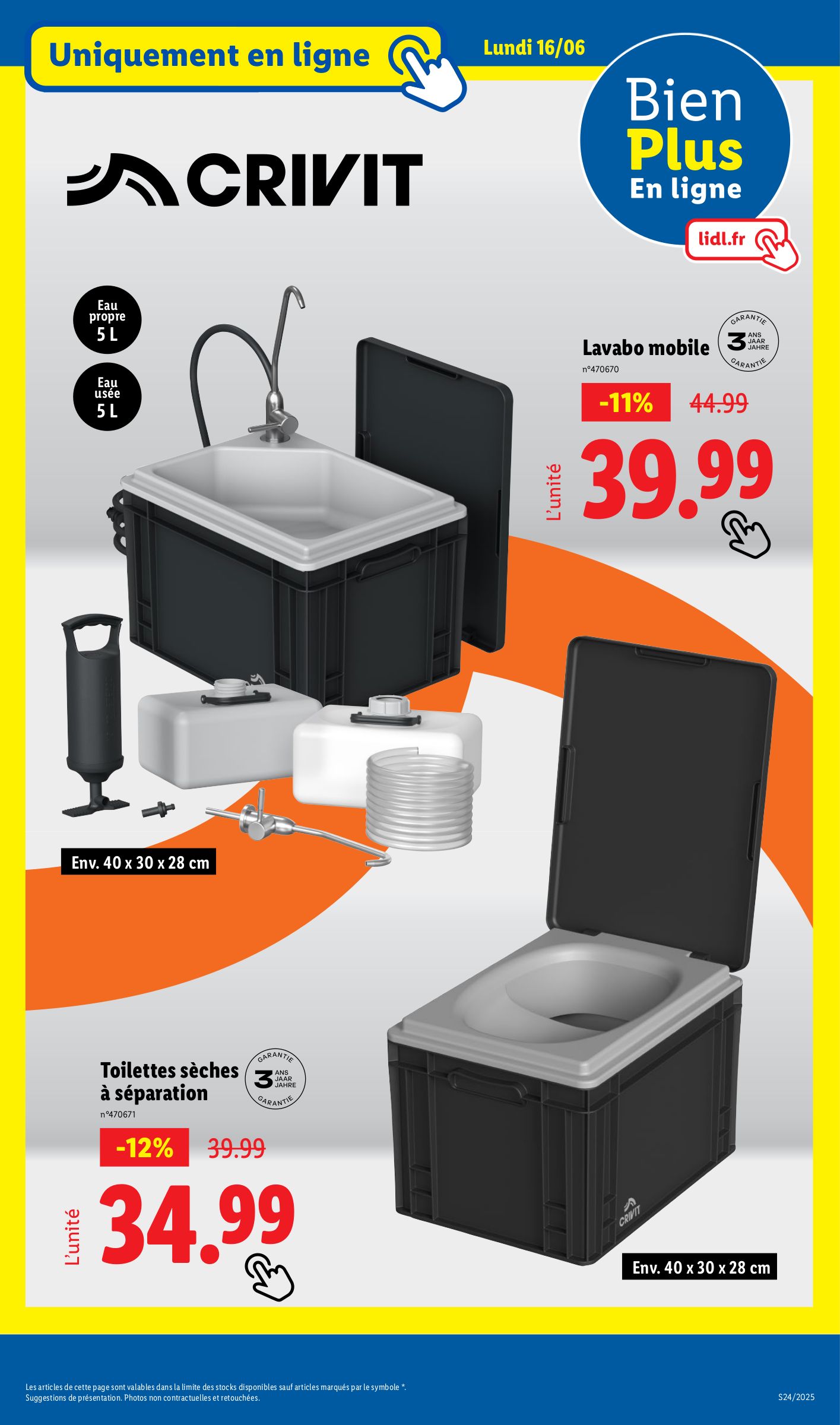 lidl - Catalogue Lidl - Les bonnes affaires de la semaine valable du 16/06 au 19/06 - page: 21 lidl - Catalogue Lidl - Les bonnes affaires de la semaine valable du 16/06 au 19/06 - page: 21