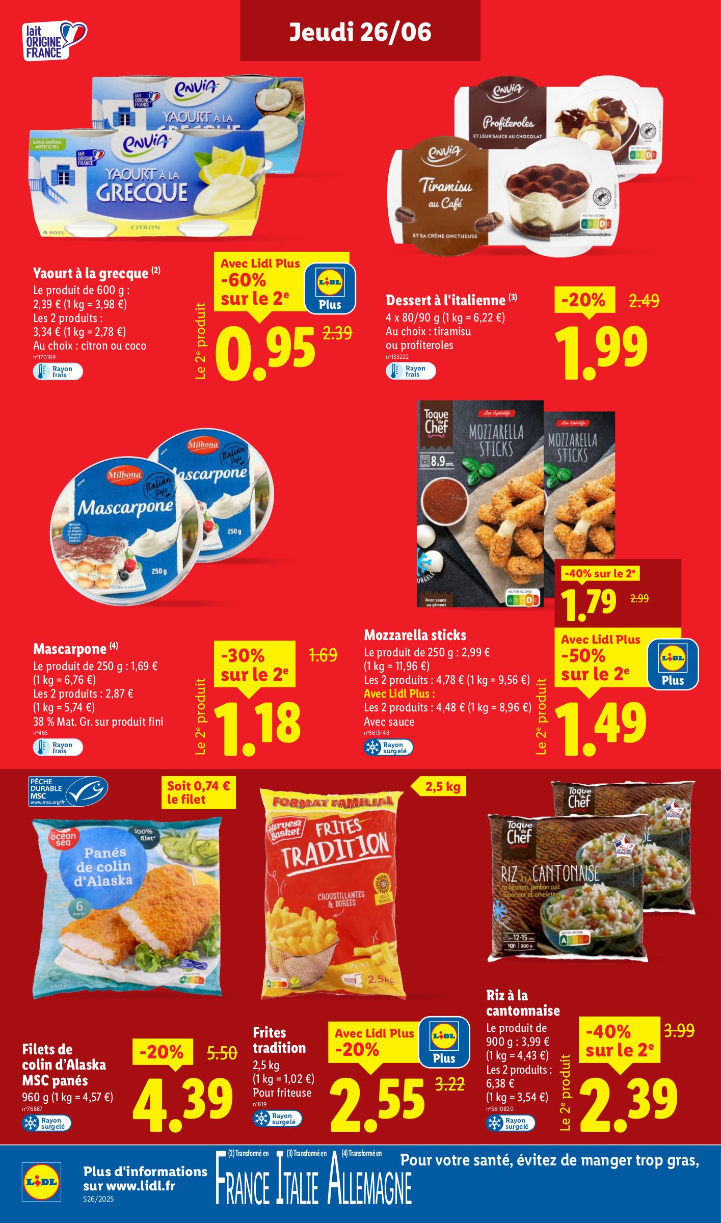 lidl - Catalogue Lidl - Les promos de la semaine valable du 26/06 au 02/07 - page: 10 lidl - Catalogue Lidl - Les promos de la semaine valable du 26/06 au 02/07 - page: 10