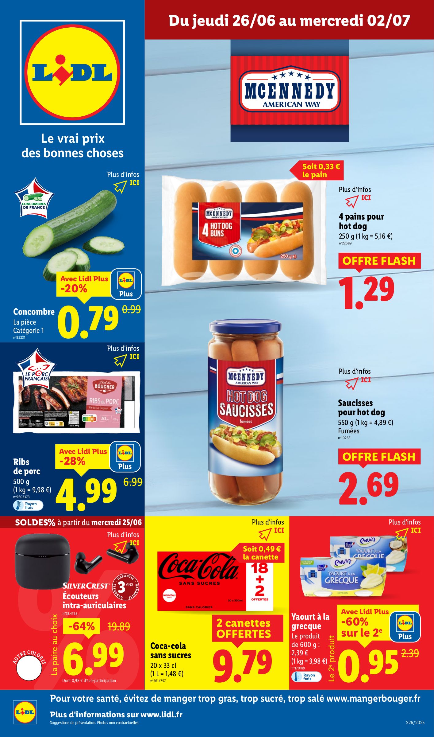lidl - Catalogue Lidl - Les promos de la semaine valable du 26/06 au 02/07 - page: 1 lidl - Catalogue Lidl - Les promos de la semaine valable du 26/06 au 02/07 - page: 1