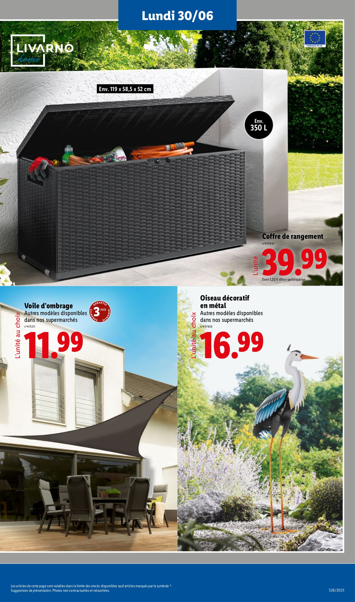 lidl - Catalogue Lidl - Les promos de la semaine valable du 26/06 au 02/07 - page: 69 lidl - Catalogue Lidl - Les promos de la semaine valable du 26/06 au 02/07 - page: 69