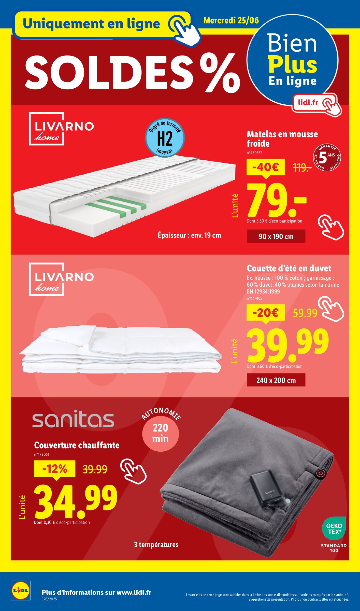 lidl - Catalogue Lidl - Les promos de la semaine valable du 26/06 au 02/07 - page: 42 lidl - Catalogue Lidl - Les promos de la semaine valable du 26/06 au 02/07 - page: 42