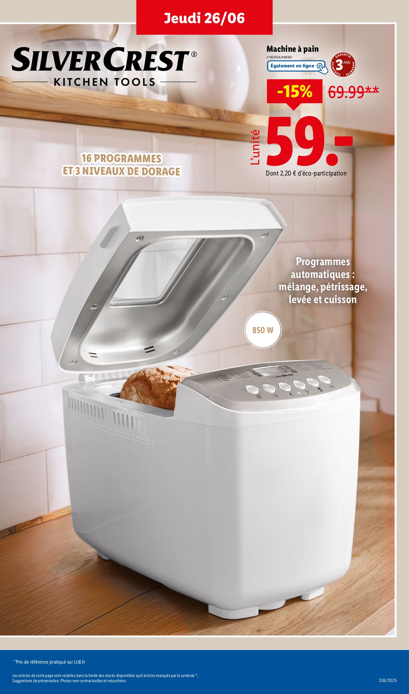 lidl - Catalogue Lidl - Les promos de la semaine valable du 26/06 au 02/07 - page: 49 lidl - Catalogue Lidl - Les promos de la semaine valable du 26/06 au 02/07 - page: 49