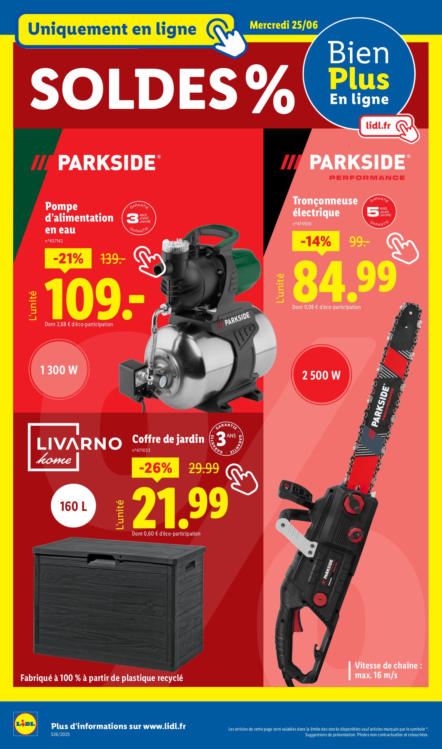 lidl - Catalogue Lidl - Les promos de la semaine valable du 26/06 au 02/07 - page: 36 lidl - Catalogue Lidl - Les promos de la semaine valable du 26/06 au 02/07 - page: 36
