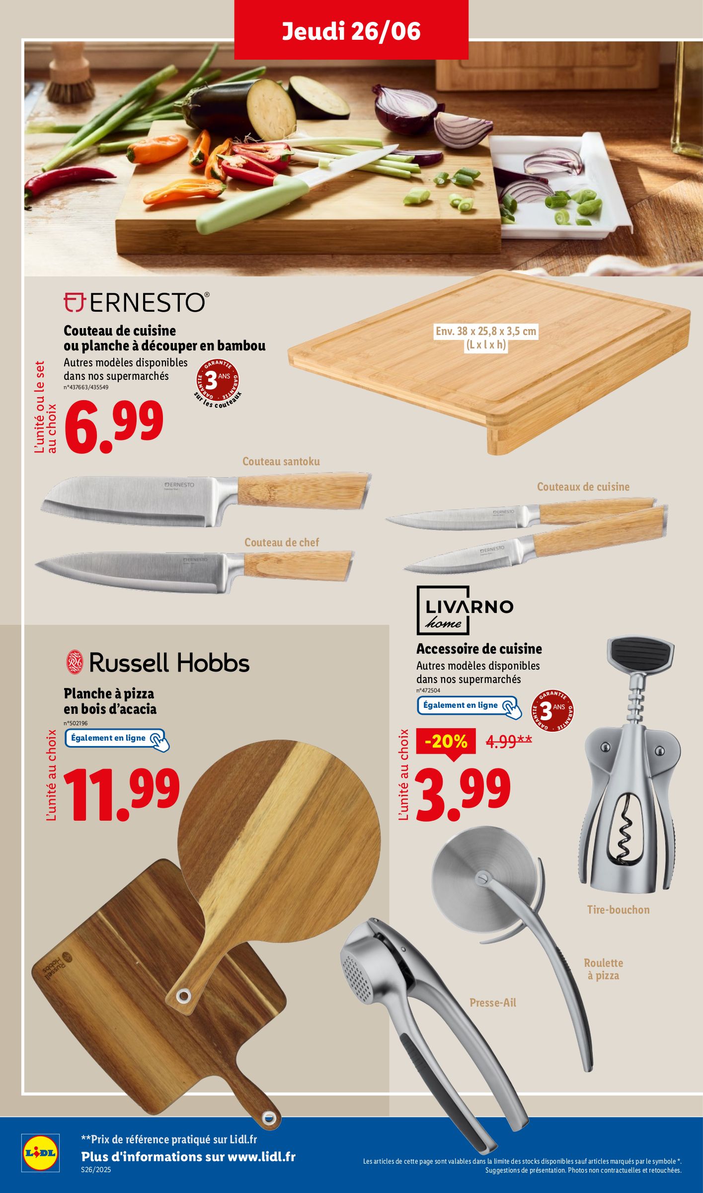lidl - Catalogue Lidl - Les promos de la semaine valable du 26/06 au 02/07 - page: 52 lidl - Catalogue Lidl - Les promos de la semaine valable du 26/06 au 02/07 - page: 52