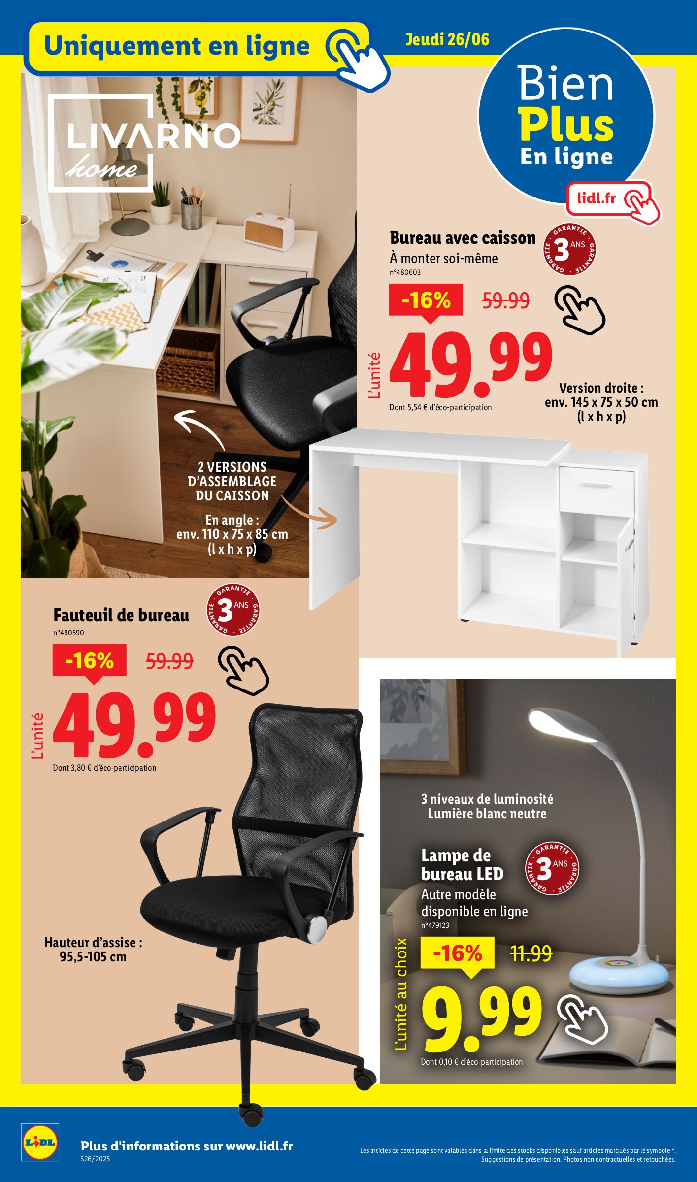 lidl - Catalogue Lidl - Les promos de la semaine valable du 26/06 au 02/07 - page: 60 lidl - Catalogue Lidl - Les promos de la semaine valable du 26/06 au 02/07 - page: 60